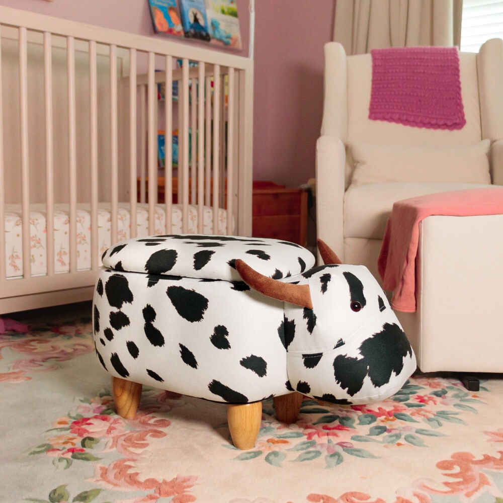Critter Sitters CSCOWSTOTT-BLKWHT Kids-Chairs - View #9