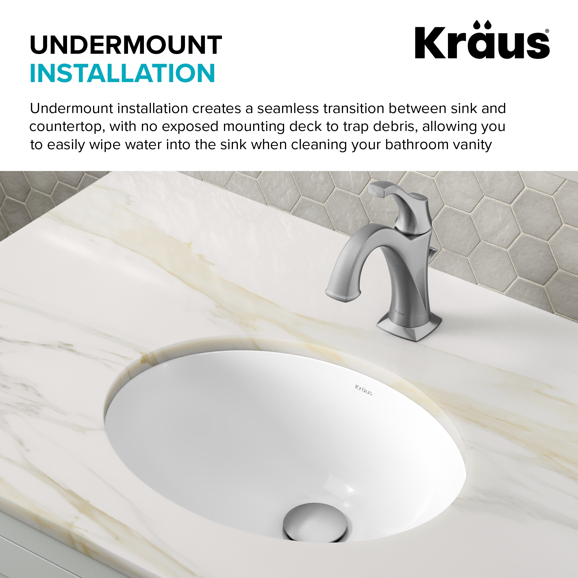 Kraus KCU-273 Bath-Sink - View #7