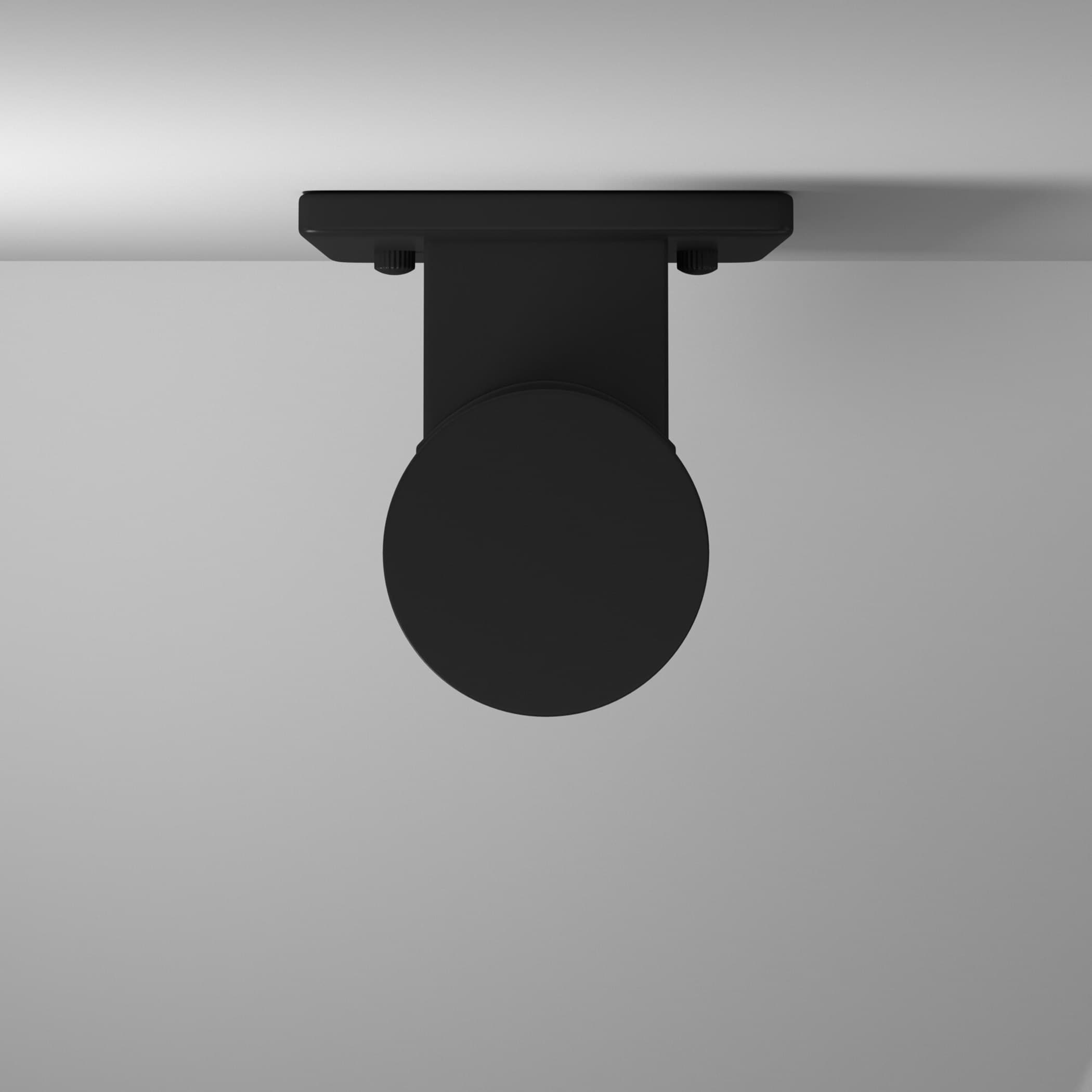 Riga Sleek Matte Black Cylinder Outdoor Wall Light