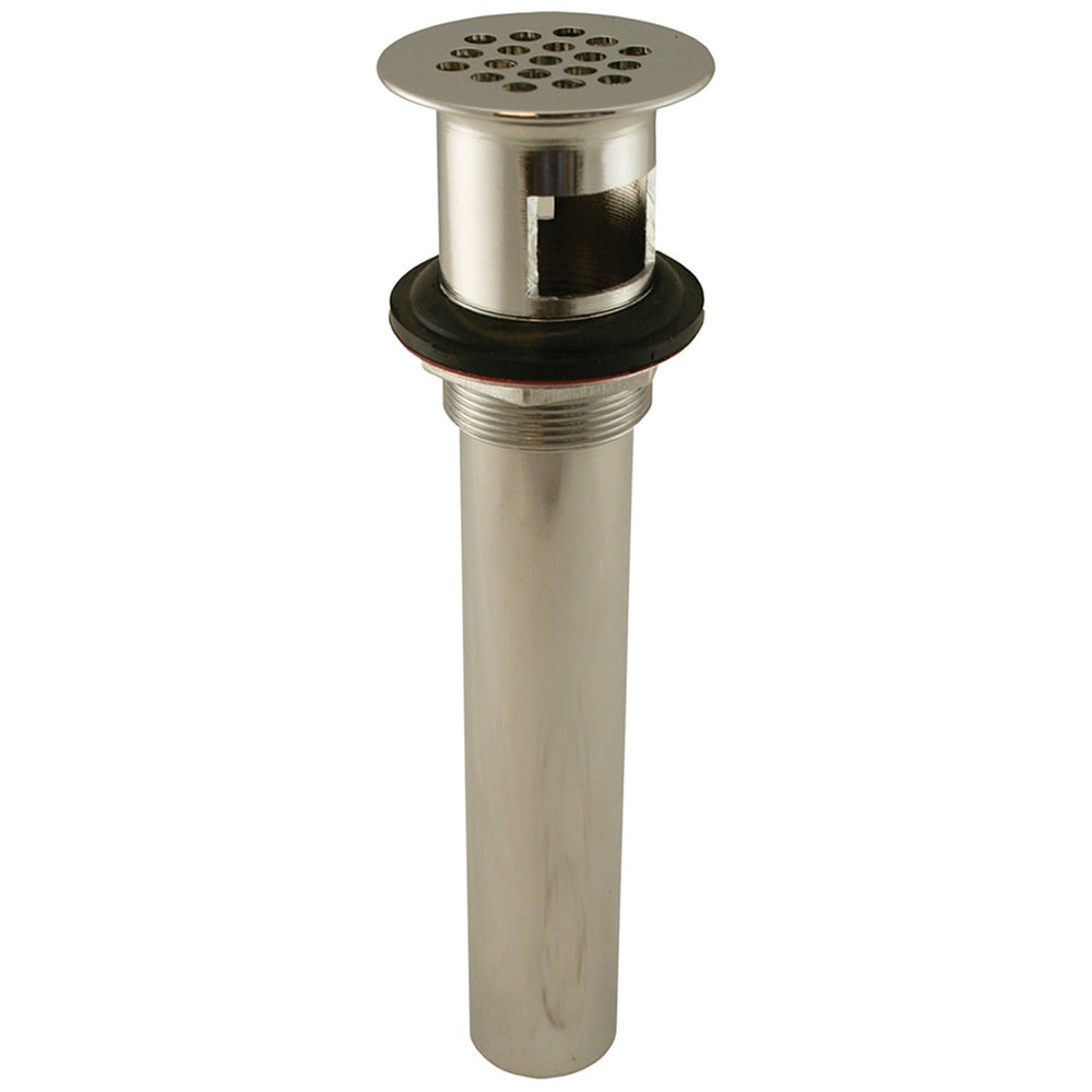 Bathtub Drain Grid or Strainer in Chrome