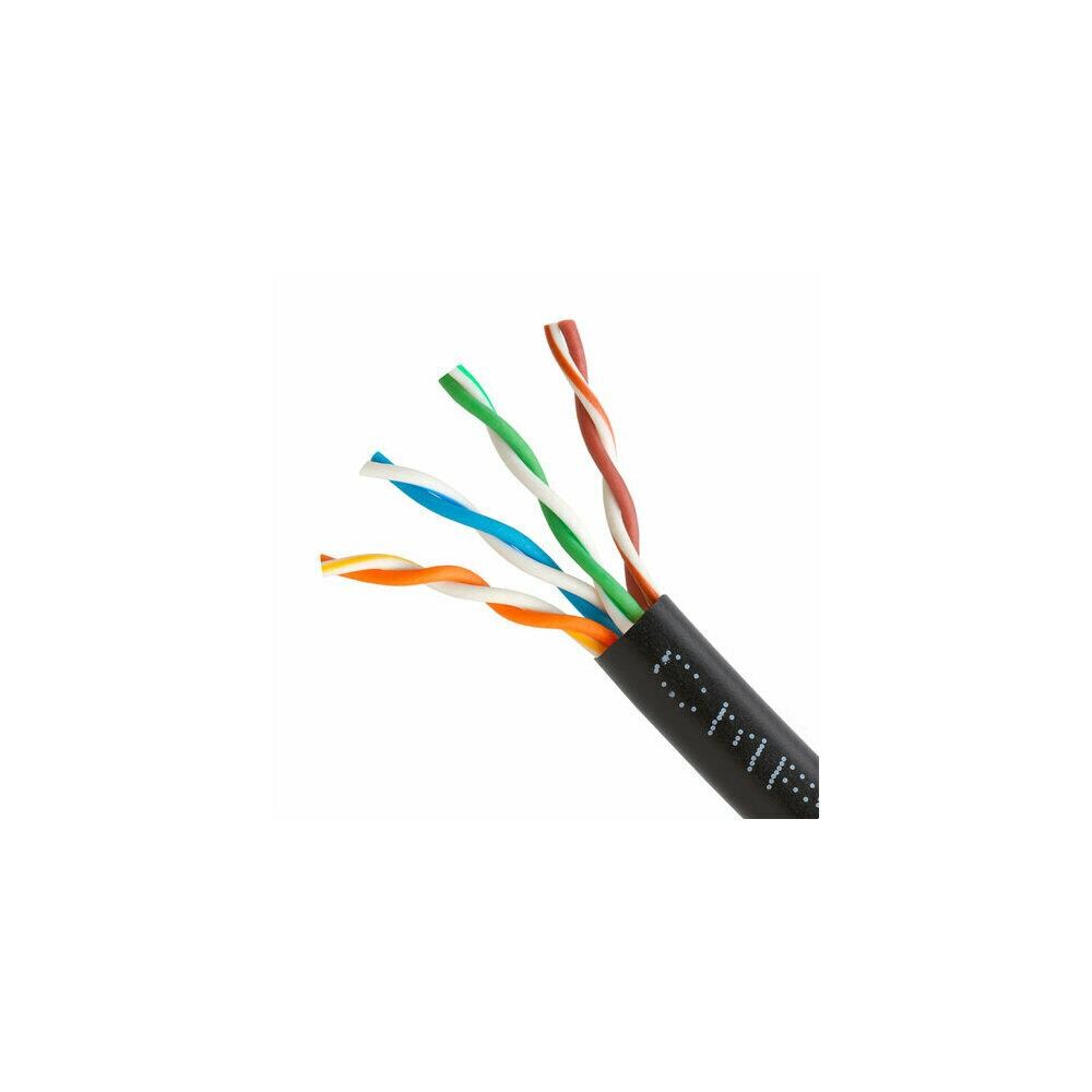 Cmple CMPLE1068  1016-N CAT5E BULK ETHERNET LAN NETWORK CABLE- 1000 FT Black