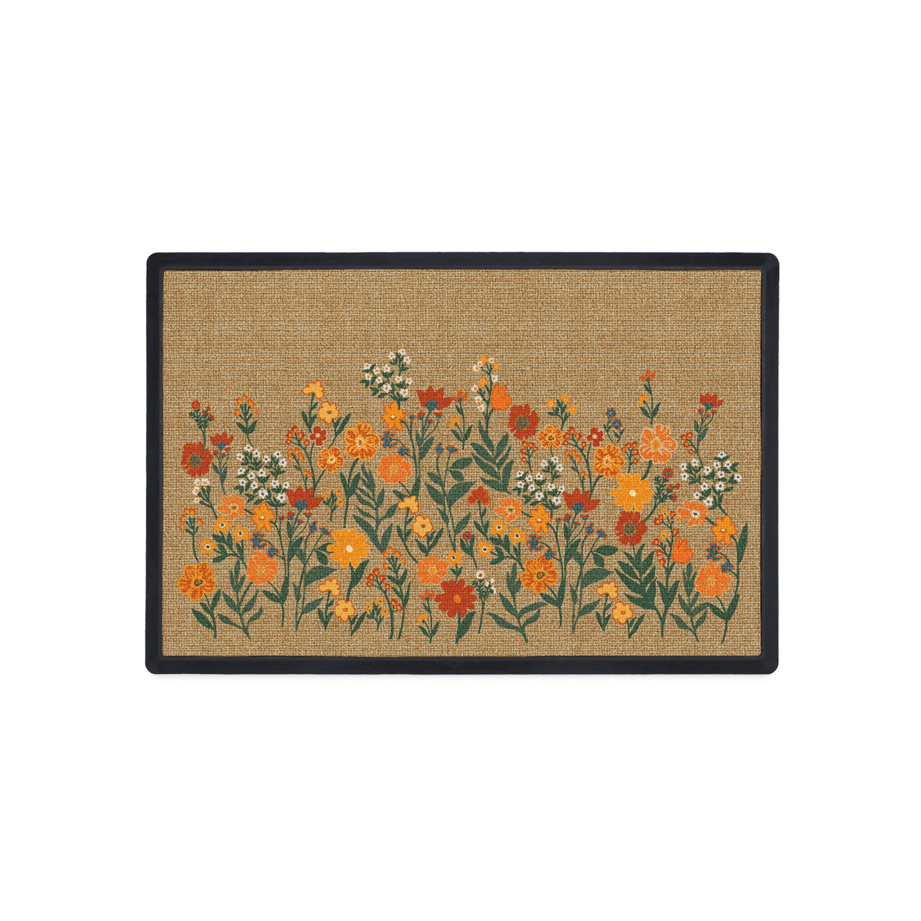 Ruggable EV046WHSE-02X03 2-ft x 3-ft Doormat Polyester Non-Slip Grip Outdoor Decorative Door Mat 2 -Pack
