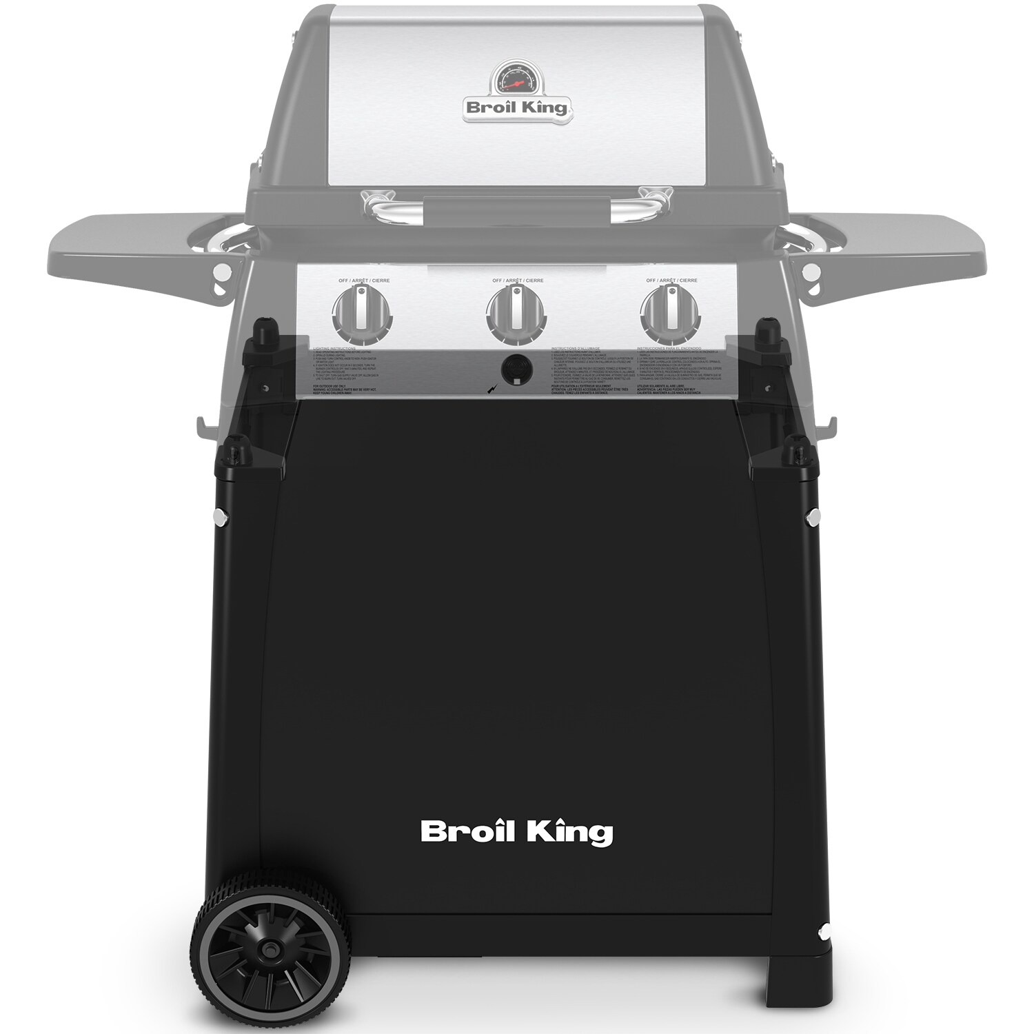 Ninja Black Thermoset Plastic Grill Stand in the Grill Carts
