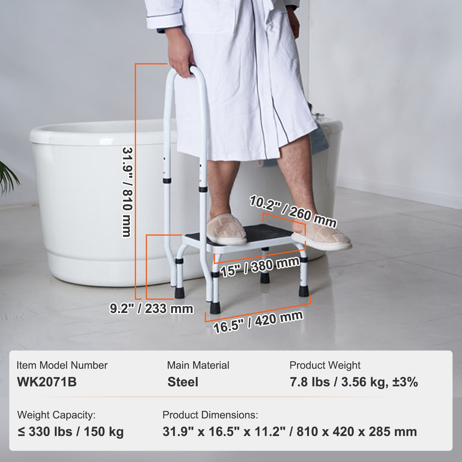 VEVOR SCJYTDGYBDFS04171V0 Step-Ladders - View #7