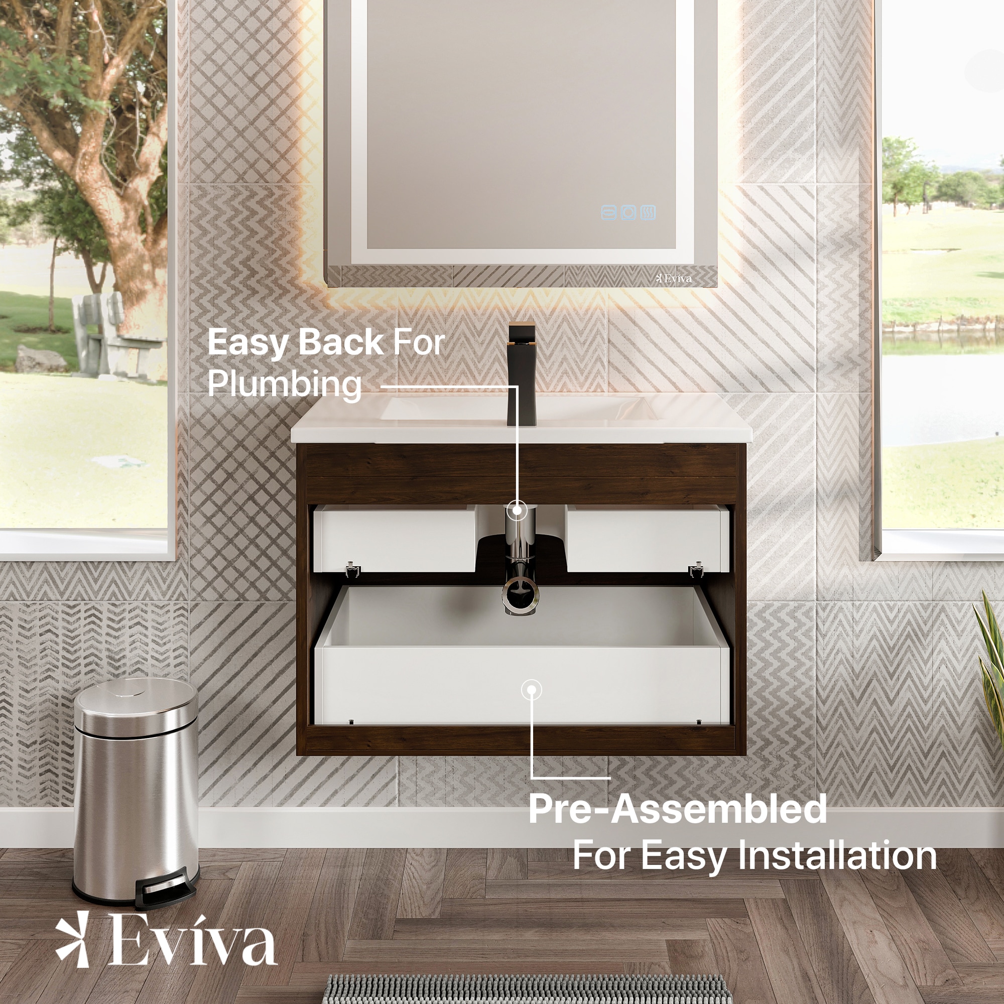 Eviva EVVN23-32RW-WM Bath-Vanity-Combo - View #6