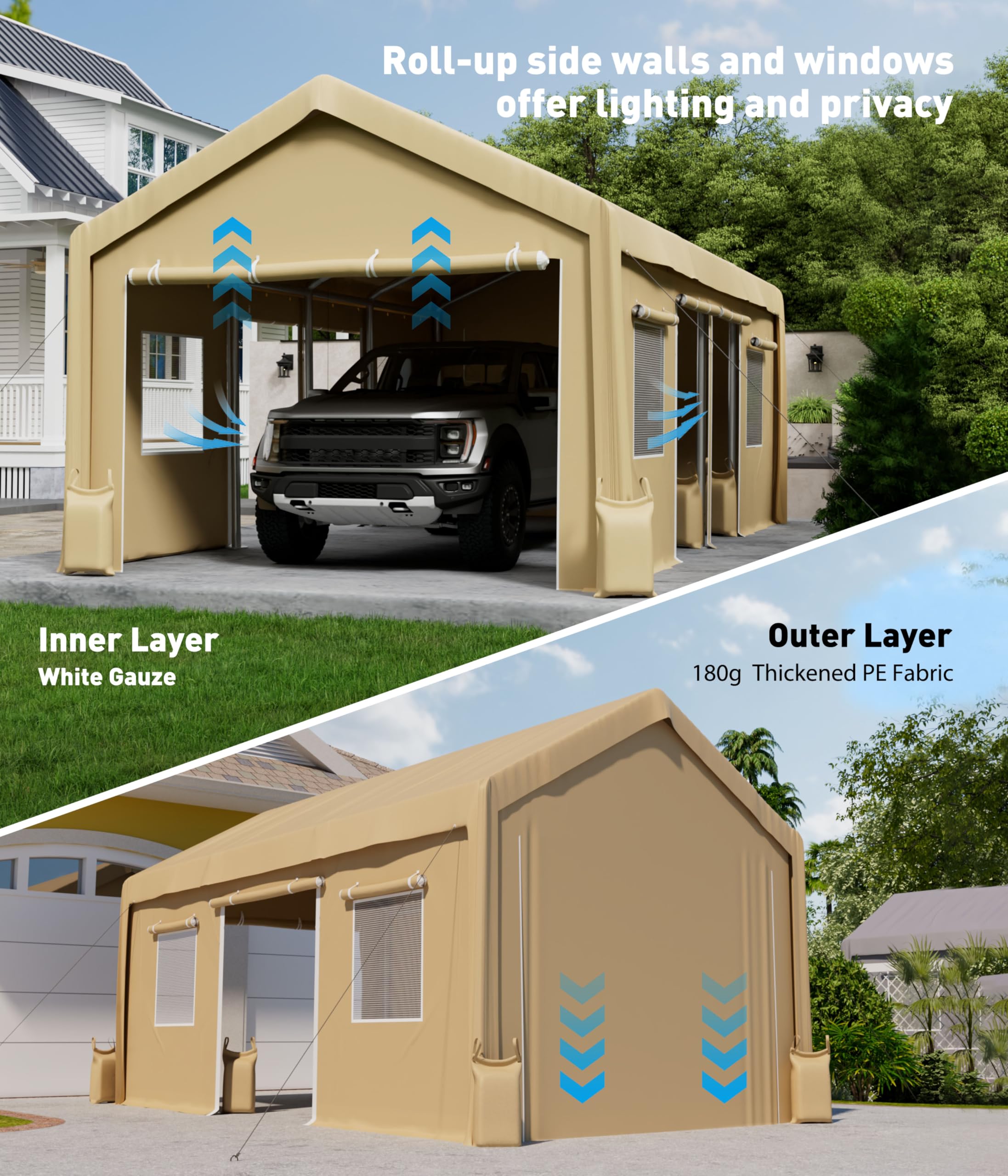 Garvee C7X-91R5XTRTTX- Carport-Covers - View #4