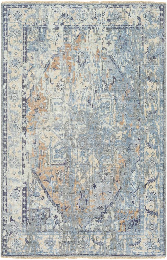 Surya CPP5027-23 Cappadocia 2 x 3 Wool Denim Medallion Oriental Area Rug