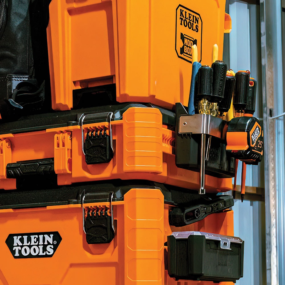 Klein Tools MODbox 12-in Orange Plastic Tool Box in the Portable