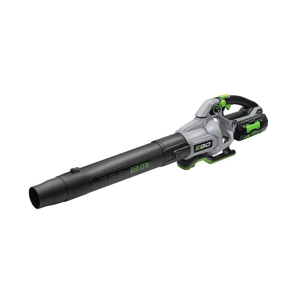 EGO LB6504 POWER+ 56-volt 650-CFM 180-MPH Battery Handheld Leaf Blower 5 Ah (Battery and Charger Included)