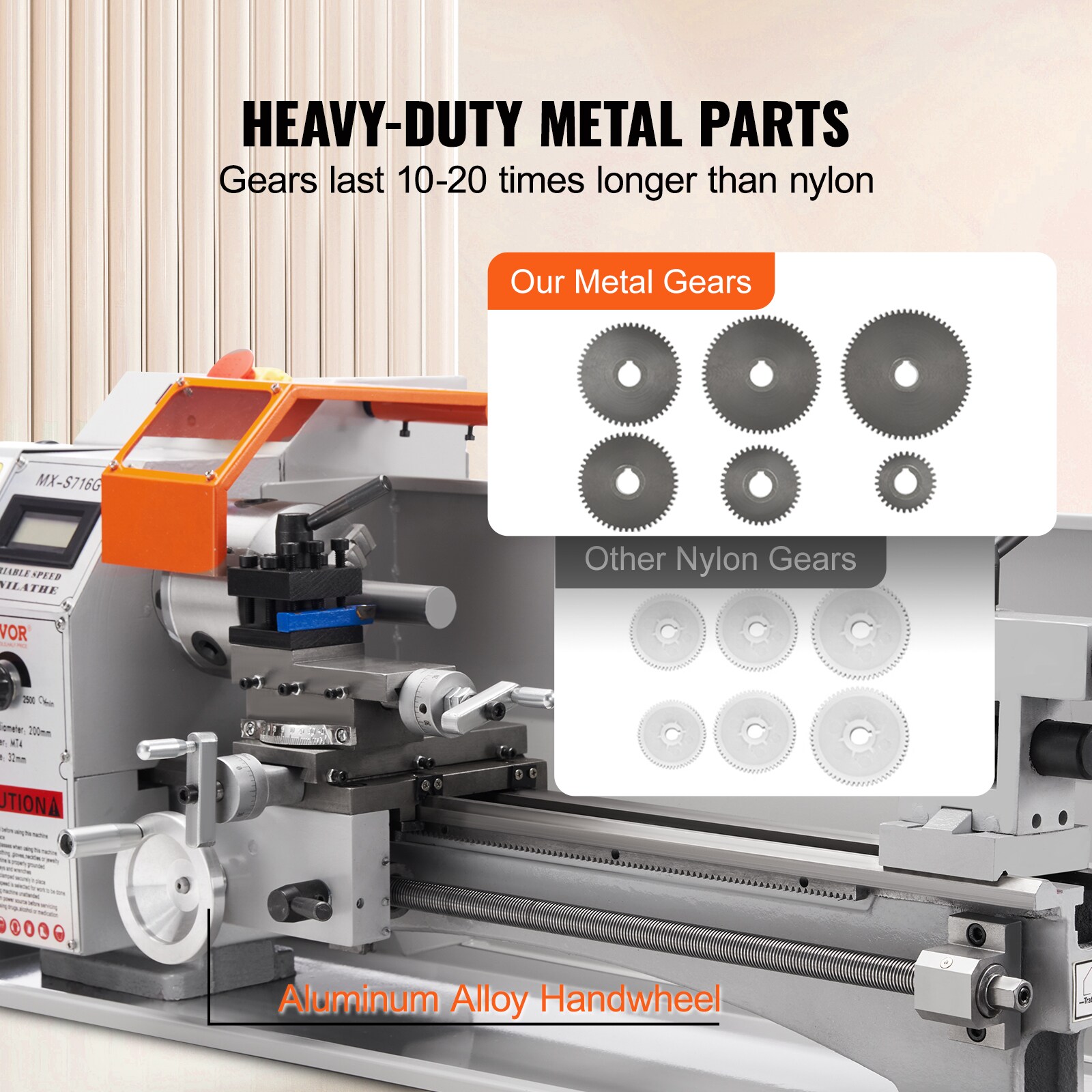 VEVOR BZDMNJSCCSFWSEYI0V1 Wood-Lathes - View #6