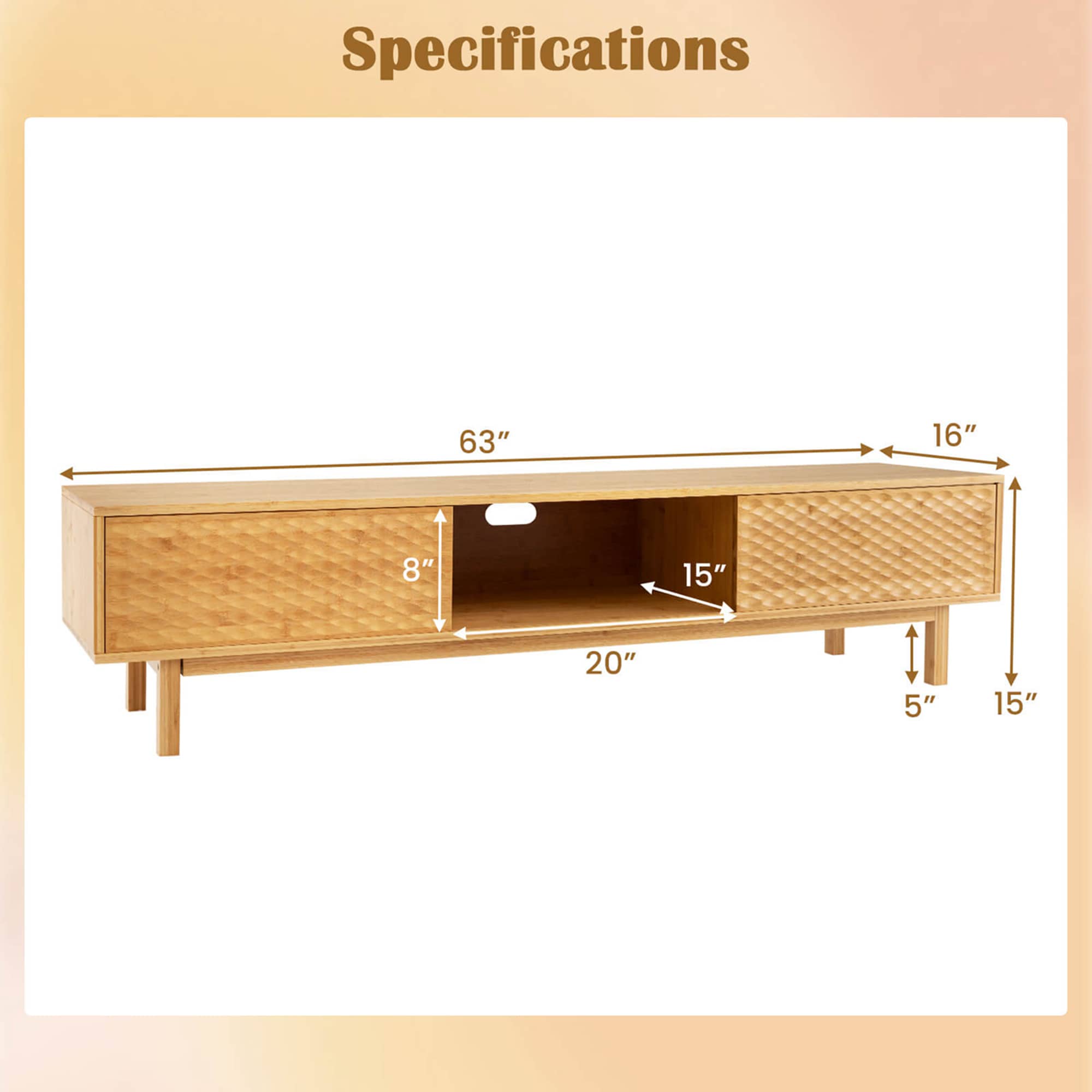 Costway HCST03298 Tv-Stands - View #2