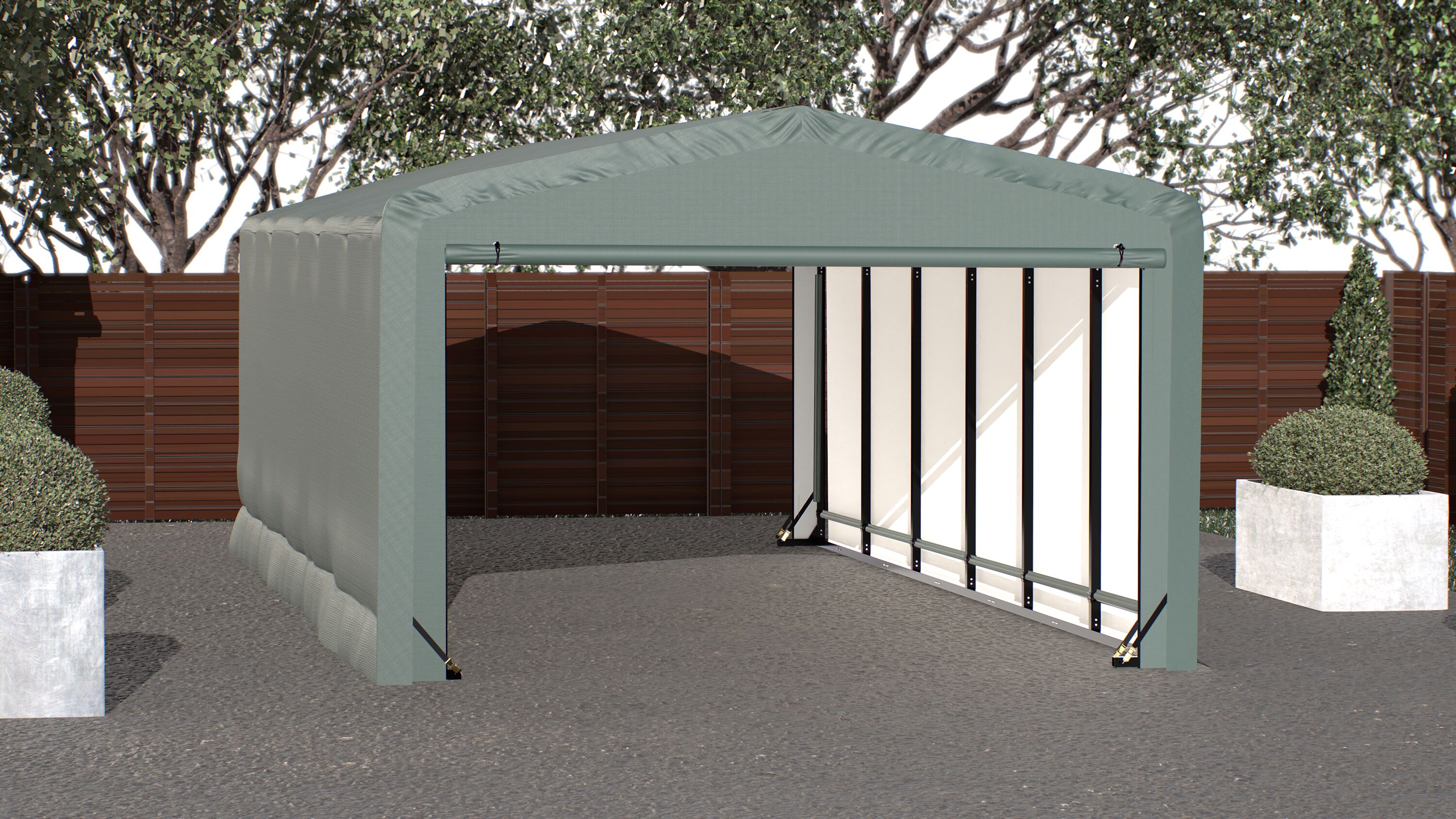 ShelterLogic SQAACC0104C01202708 Garage-Buildings - View #3
