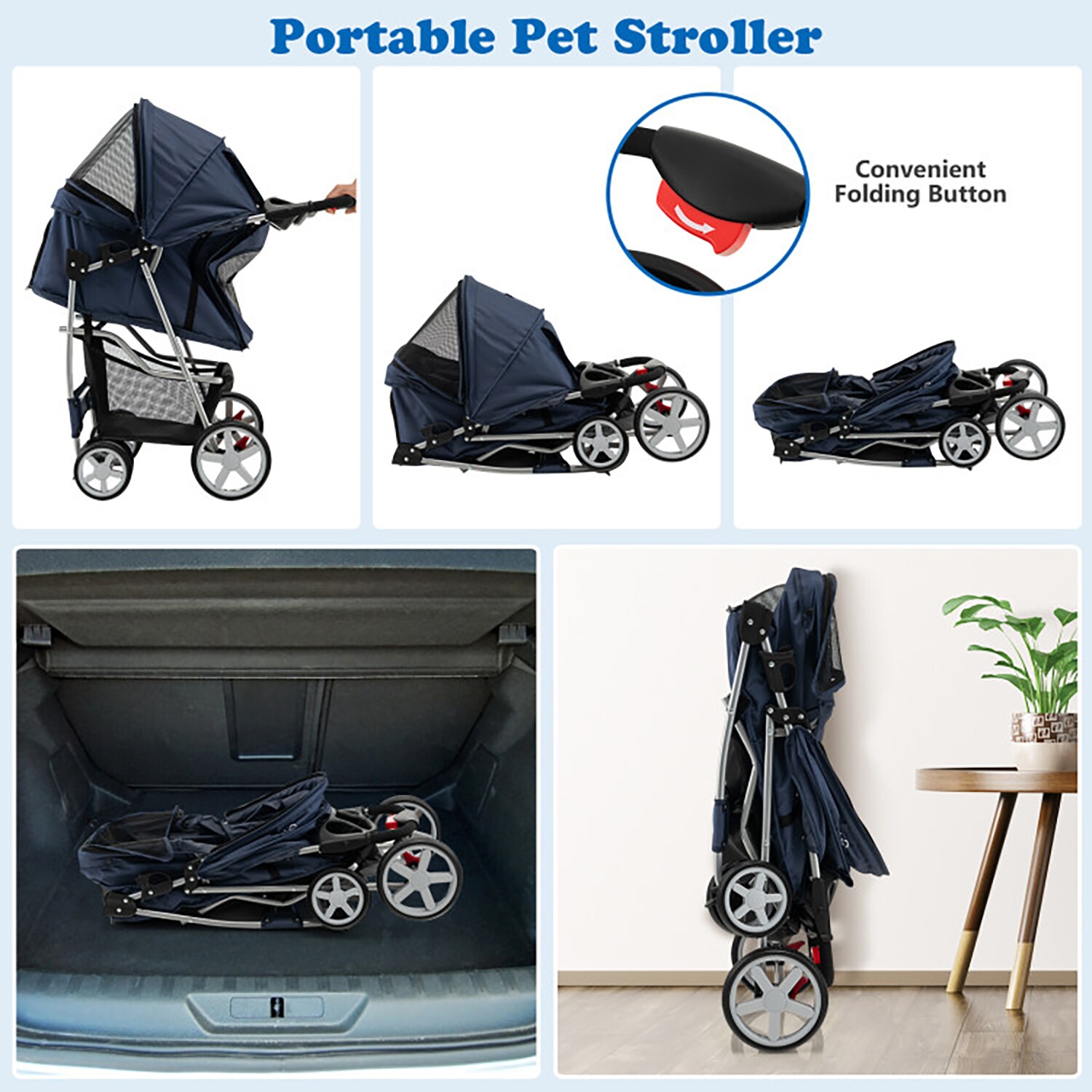 GZMR GZ-W2290 Pet-Strollers - View #7