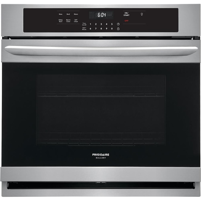 Frigidaire Gallery 30 In Self Cleaning Single Electric Wall Oven Smudge Proof Stainless Steel The Ovens Department At Com - Frigidaire 24 In Single Electric Wall Oven Self Cleaning Stainless Steel