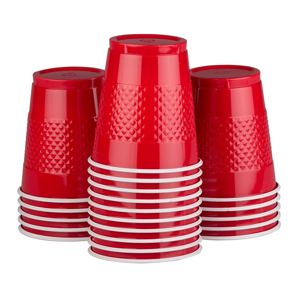 JAM Paper 20-Count 12 oz Red Plastic Disposable Cups in the Disposable Cups  department at