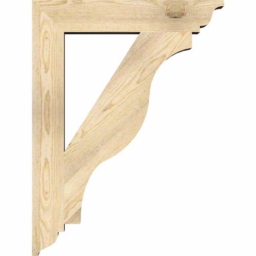 Ekena Millwork BKT04X24X32FST01RDF Exterior-Brackets-Braces - View #3
