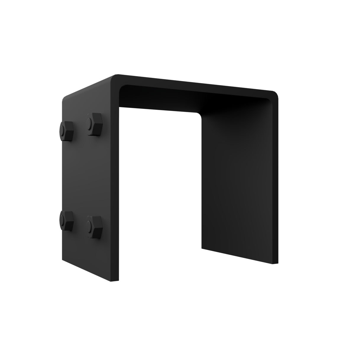 Ekena Millwork BMSTRP08X08S 1-in x 8-in x 6-in Smooth Strap Finished Urethane U-Shaped Decorative Strap