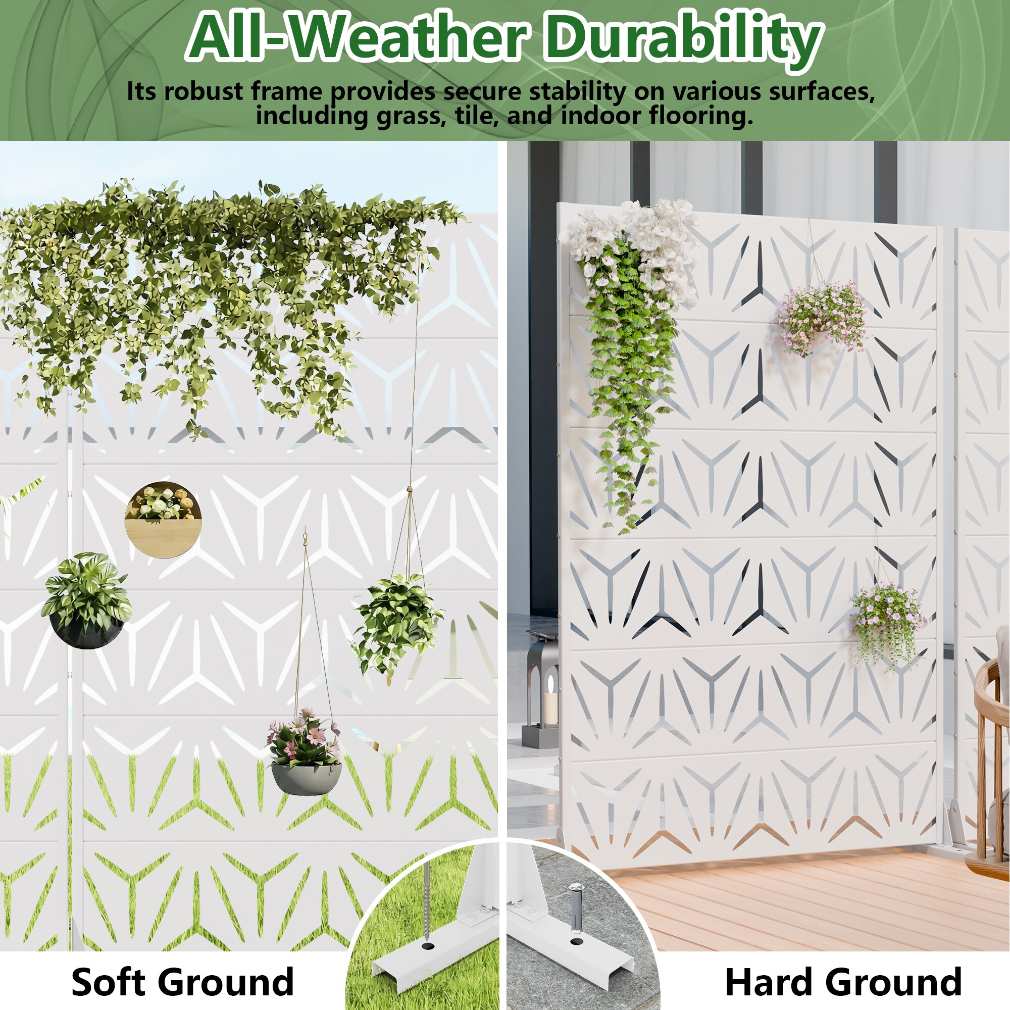 Misty Moon LW0406-SYJPF-C23 Outdoor-Privacy-Screen - View #3