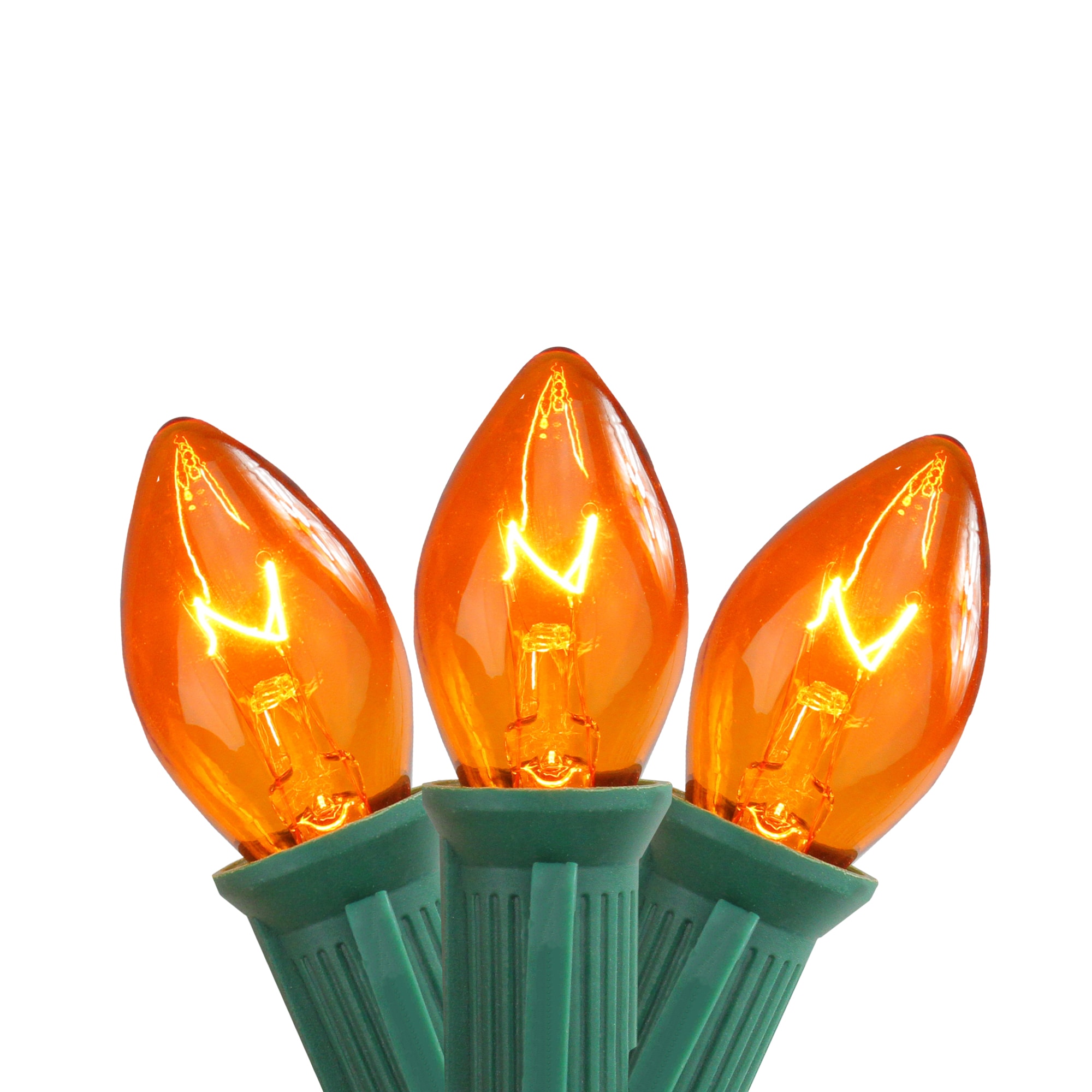 Northlight 31742384 25 -Count 24-ft Orange LED Plug-In Christmas String Lights