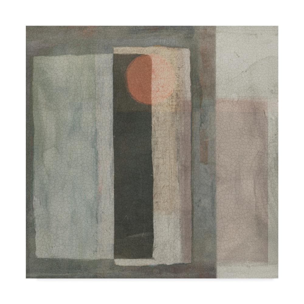 Trademark Fine Art WAG09196-C1818GG Framed 18-in H x 18-in W Abstract Print on Canvas