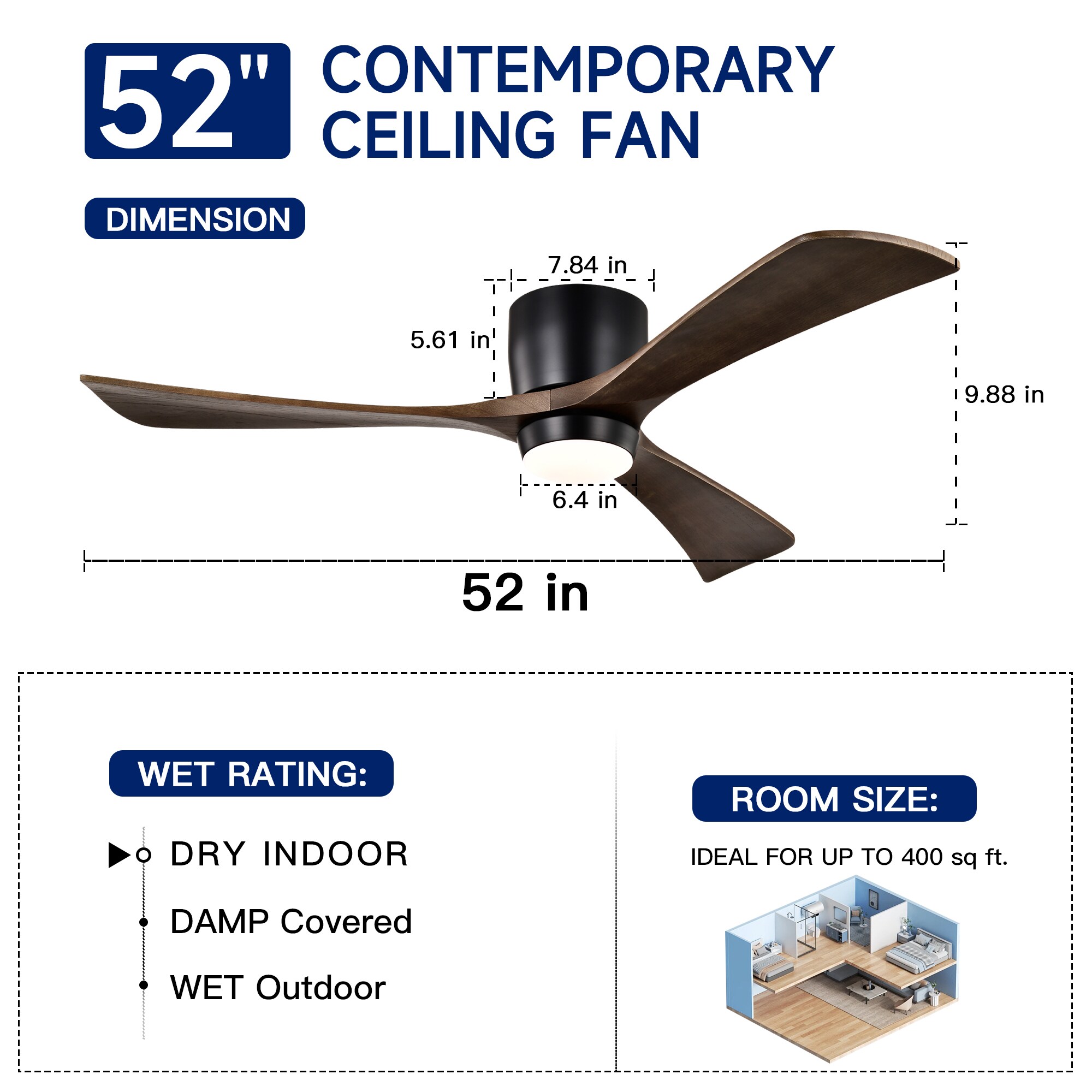  52LSP278237BK Ceiling-Fans - View #5