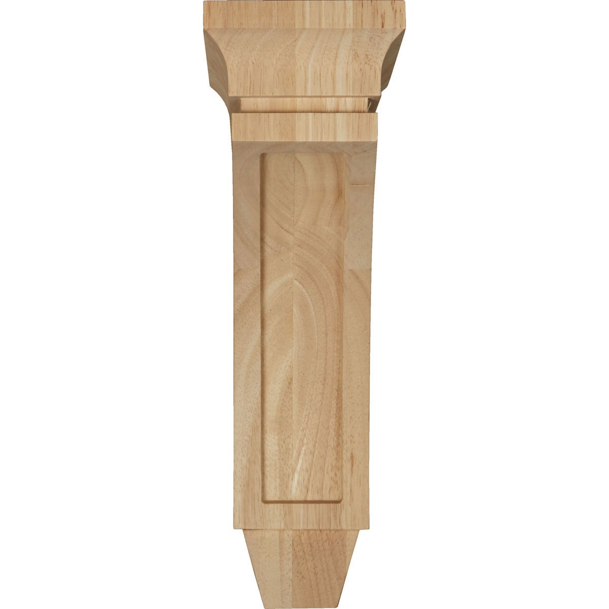 Unfinished Rubberwood Traditional 12" Corbel