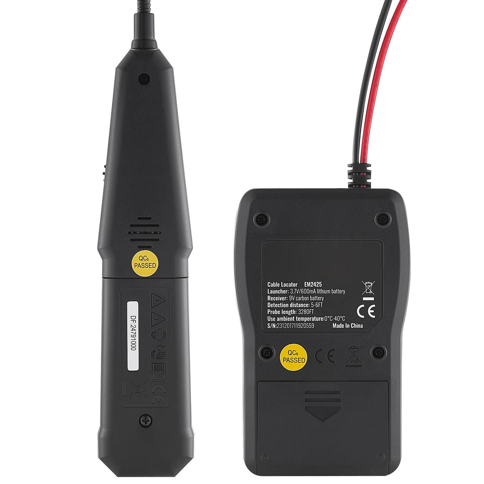 GIVIMO Subterranean Wire Locator 6.5-ft Detection Depth 3280-ft Range ...