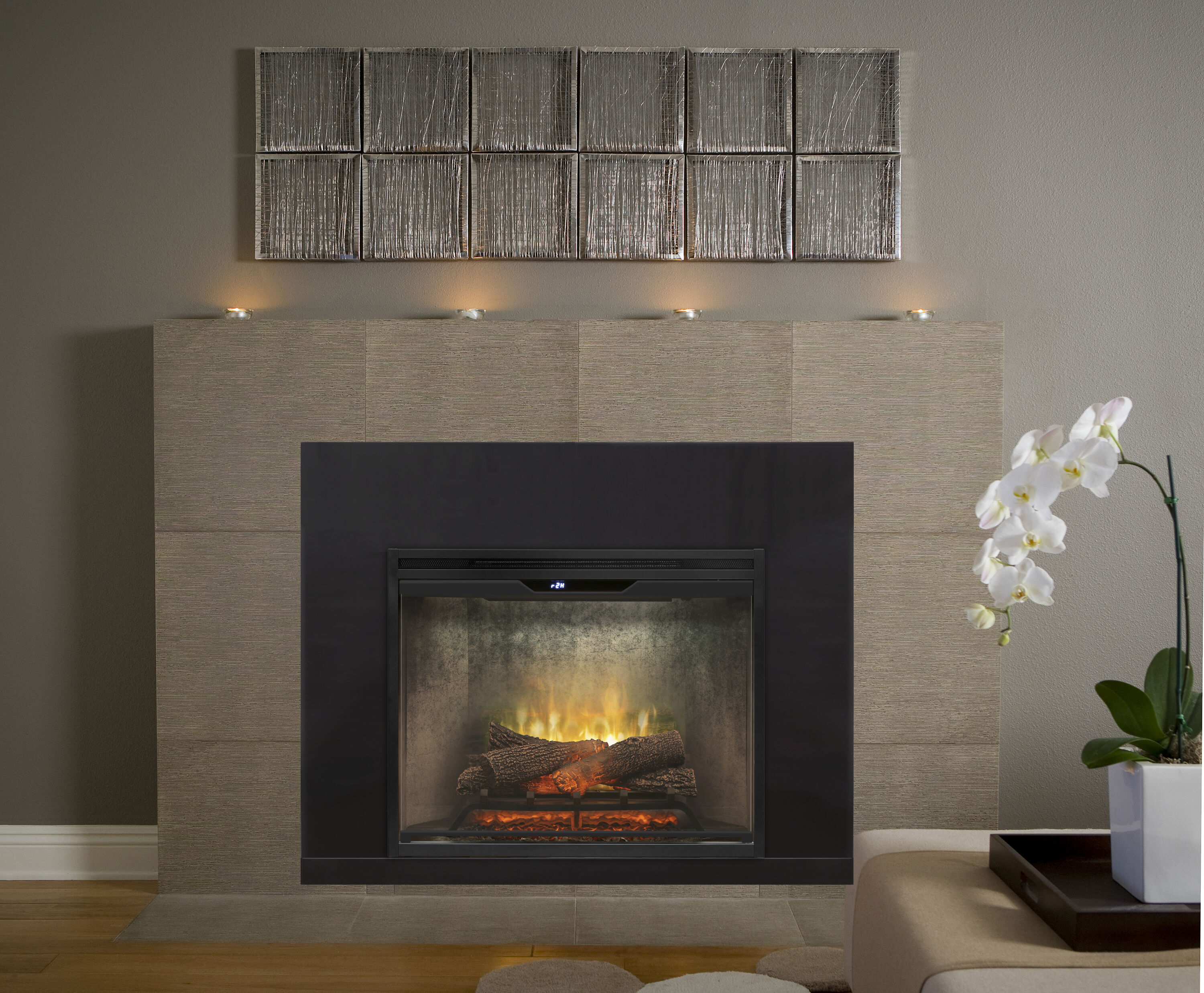 Dimplex RBF30 Black Metal Trim in the Fireplace Accessories department