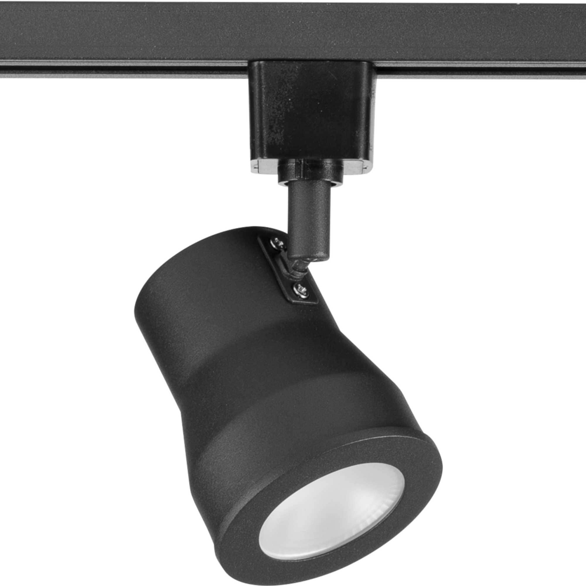 Progress Lighting P900000-031-27 AC LED Track 1-Light Dimmable Black Flat Back Head(s) Track Lighting Head