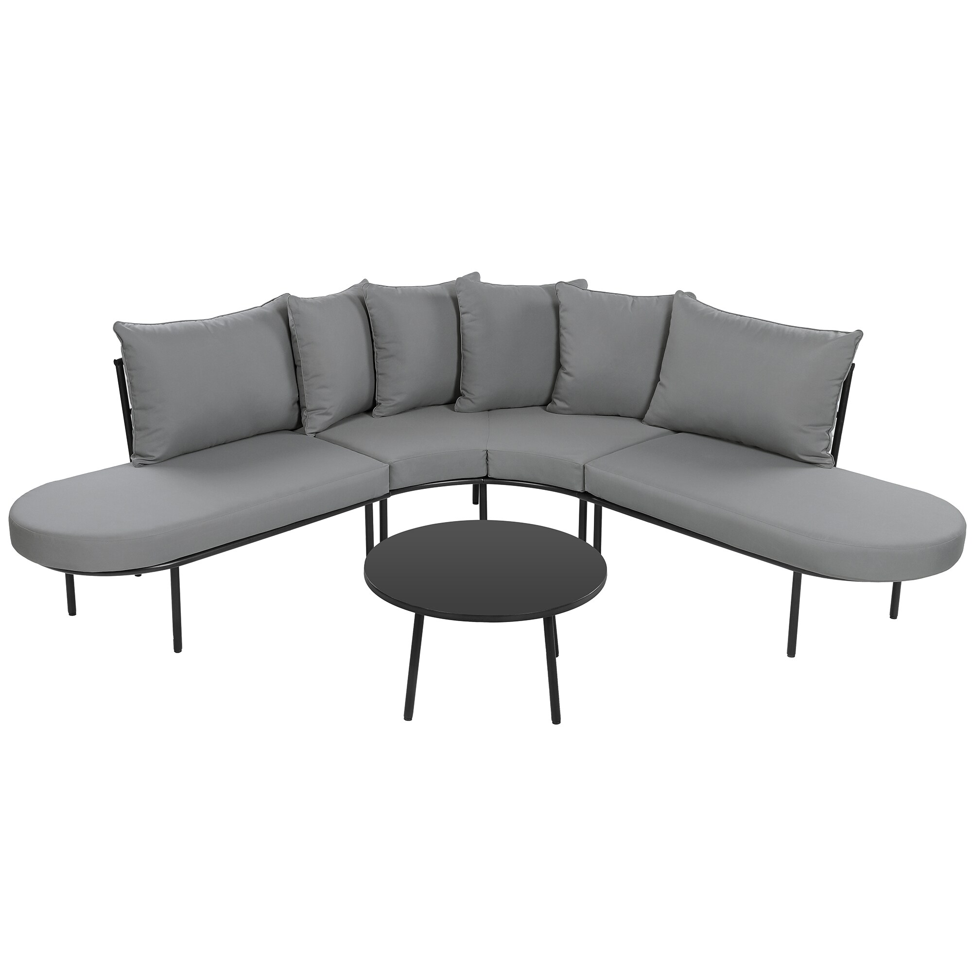 SINOFURN SYA38081GY Patio-Sofas-Daybeds - View #5