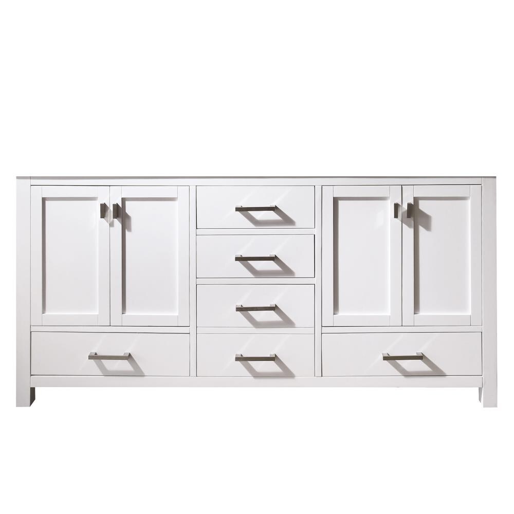 White Bathroom Vanity Cabinet, Avanity Modero 48