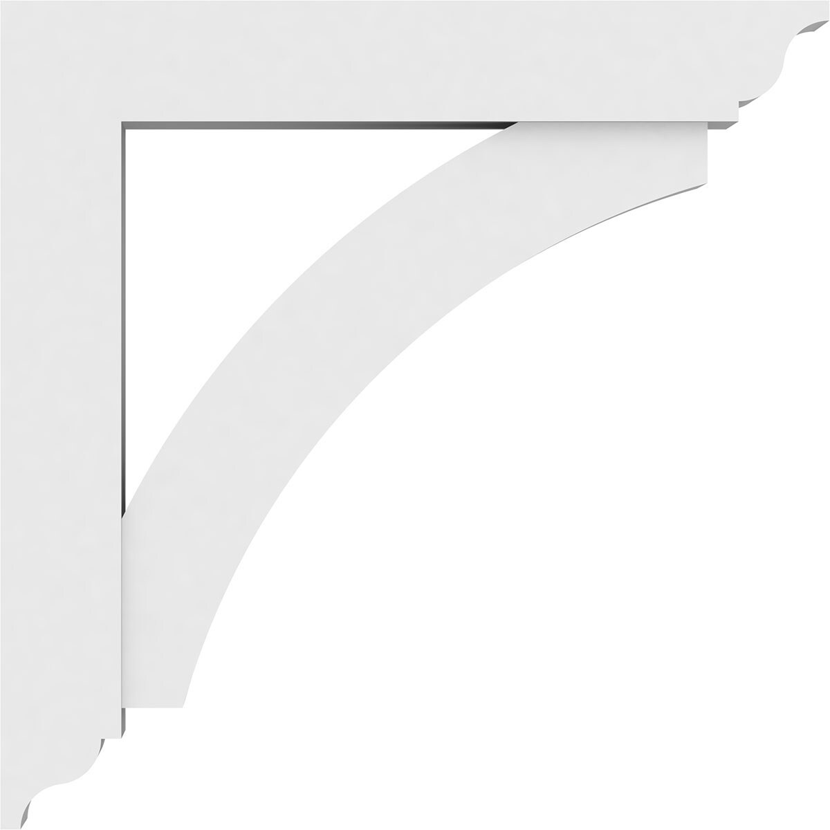 Ekena Millwork BKTP03X24X24THR01 Exterior-Brackets-Braces - View #3