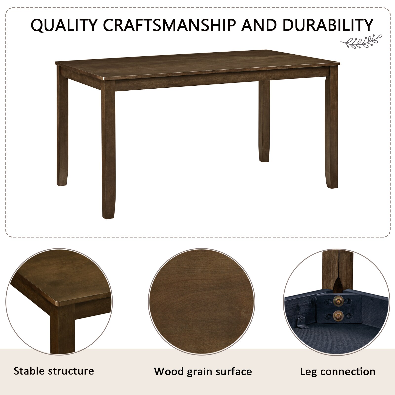 Clihome CL-ST1-BK703RD Dining-Sets - View #5