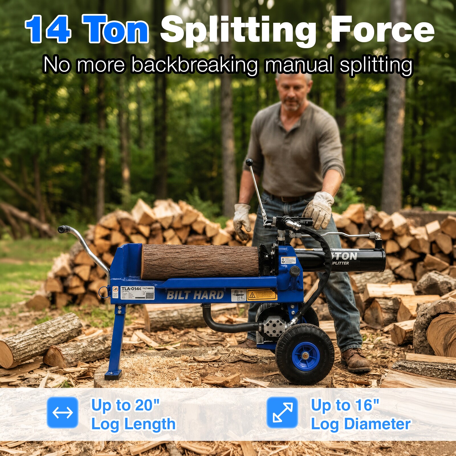 BILT HARD TLA-0144-LW Electric-Log-Splitters - View #5