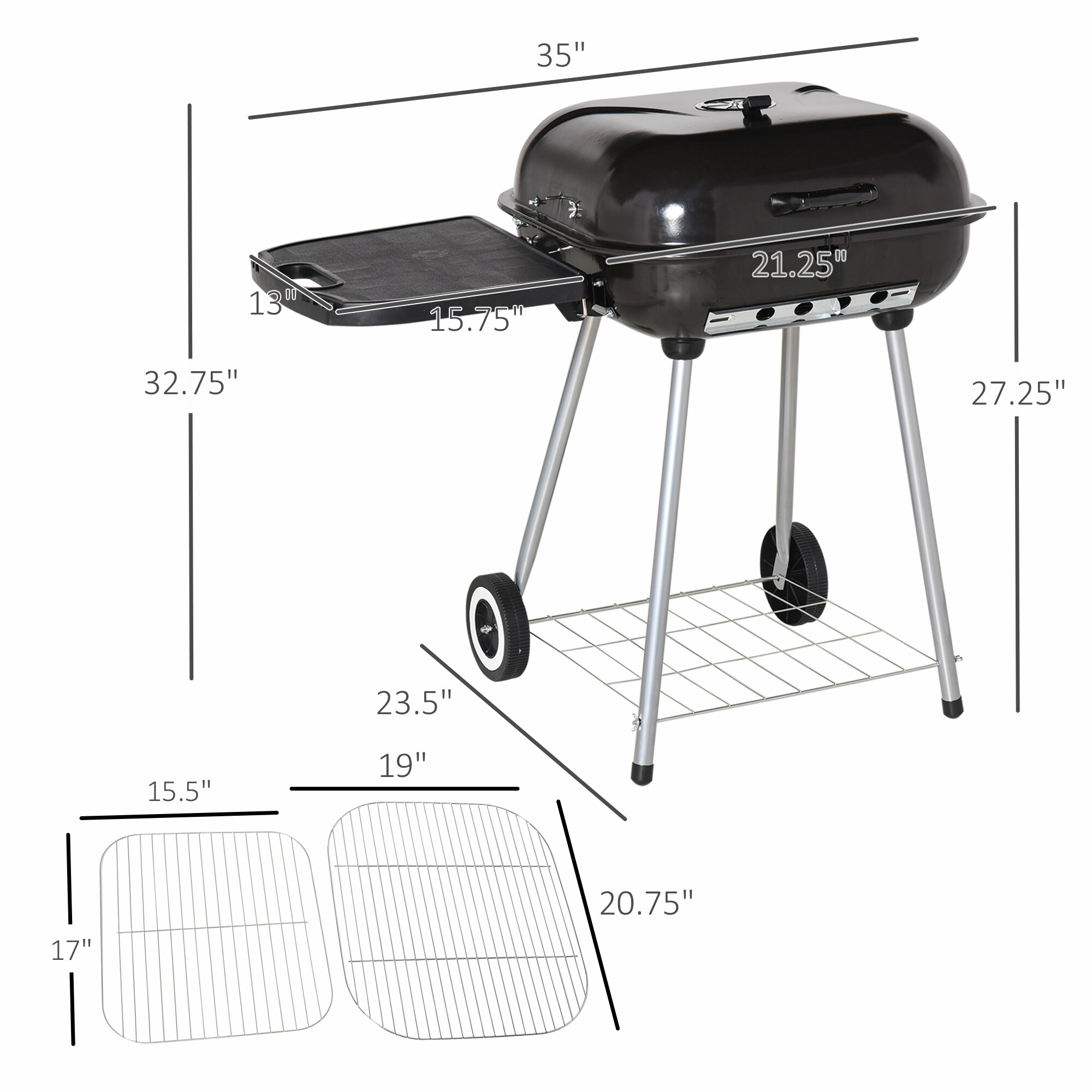 LOVMOR SF-X-W2225P172524 Charcoal-Grills - View #6