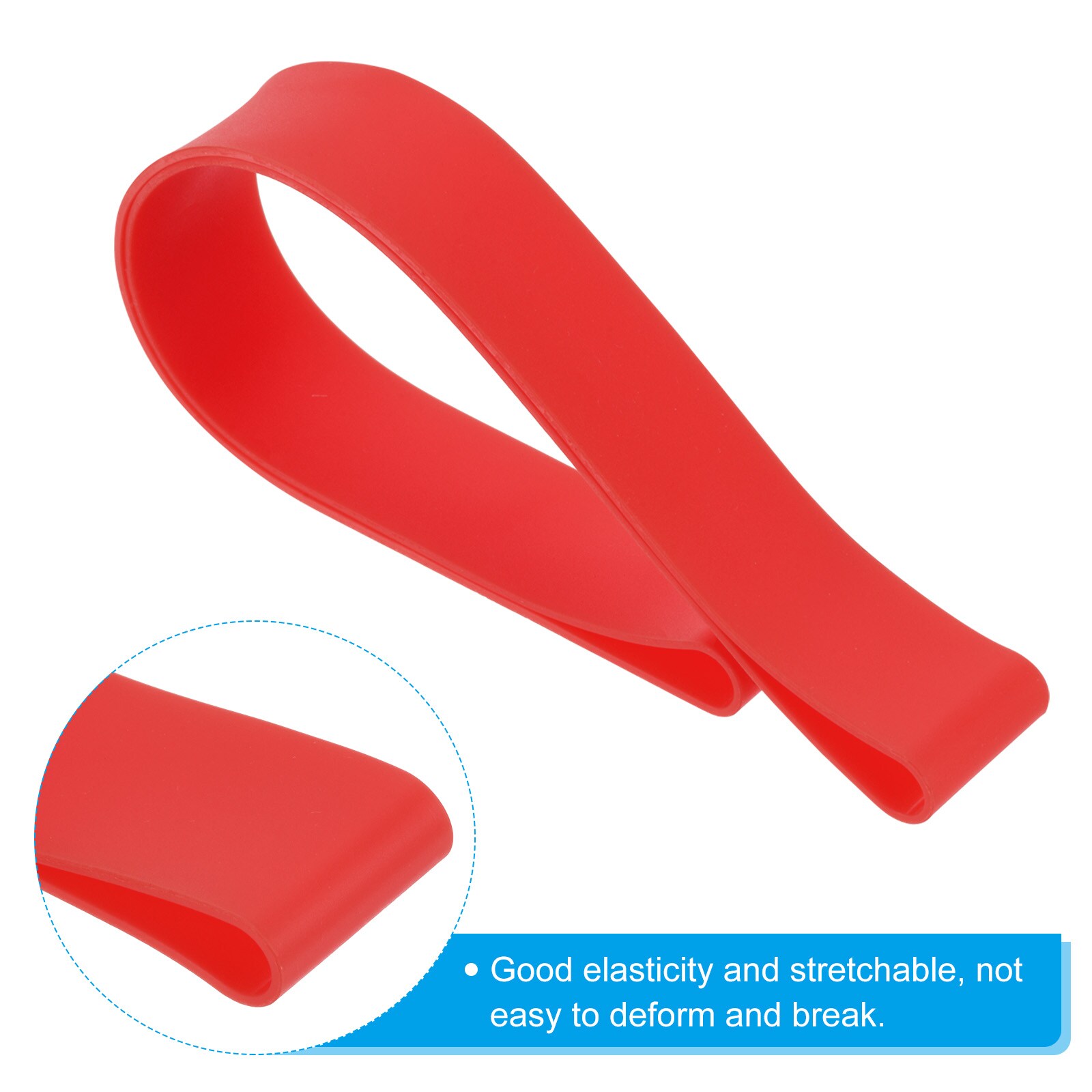 PATIKIL Towel Bands 6pcs Elastic Beach Chair Towel Clips Silicone ...