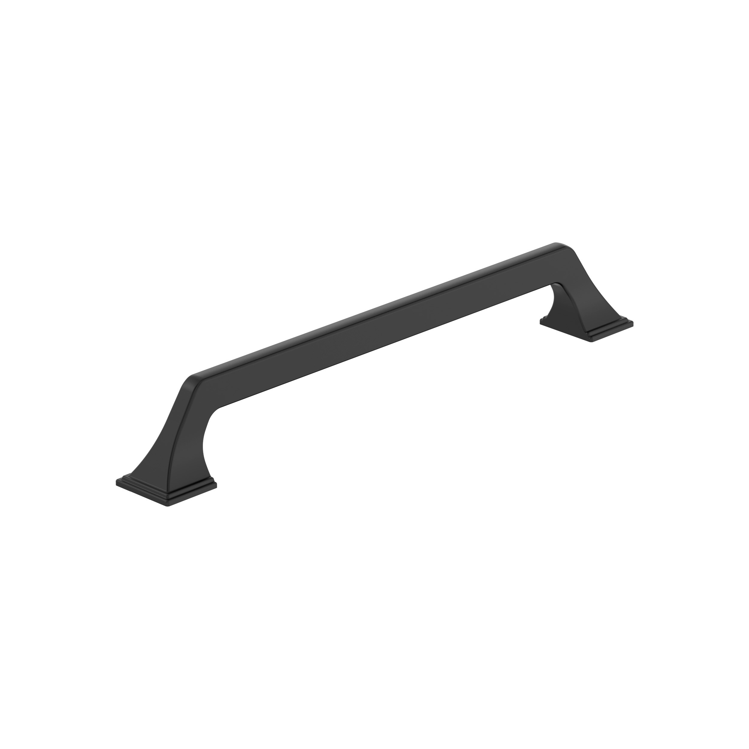 Amerock BP36922FB Exceed 7-9/16-in , 192mm Center to Center Matte Black Arch Handle