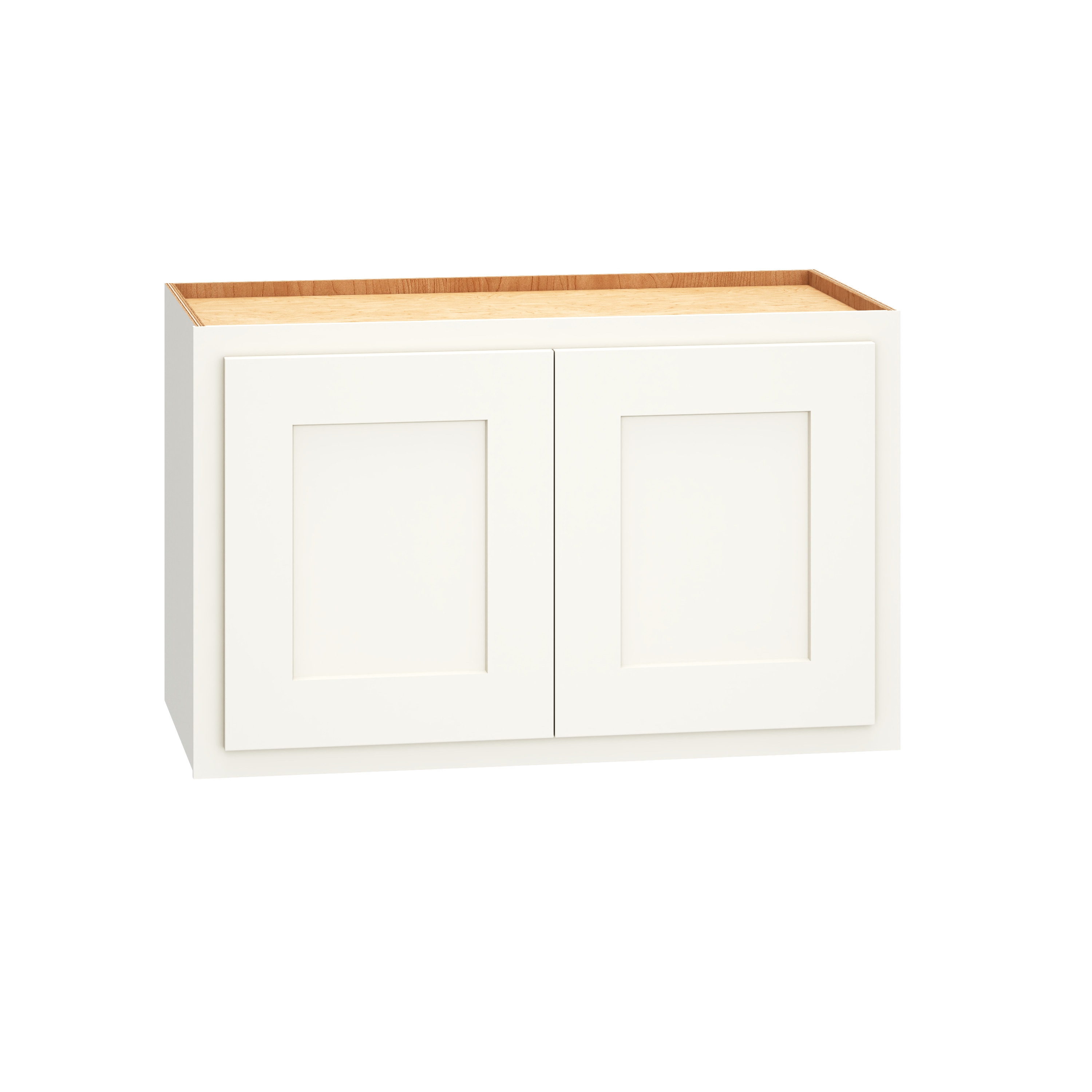 Diamond Express 321 W2415 Jamestown 24-in W x 15-in H x 12-in D White Partial Overlay Wall Fully assembled Plywood Cabinet (Recessed Panel Shaker)