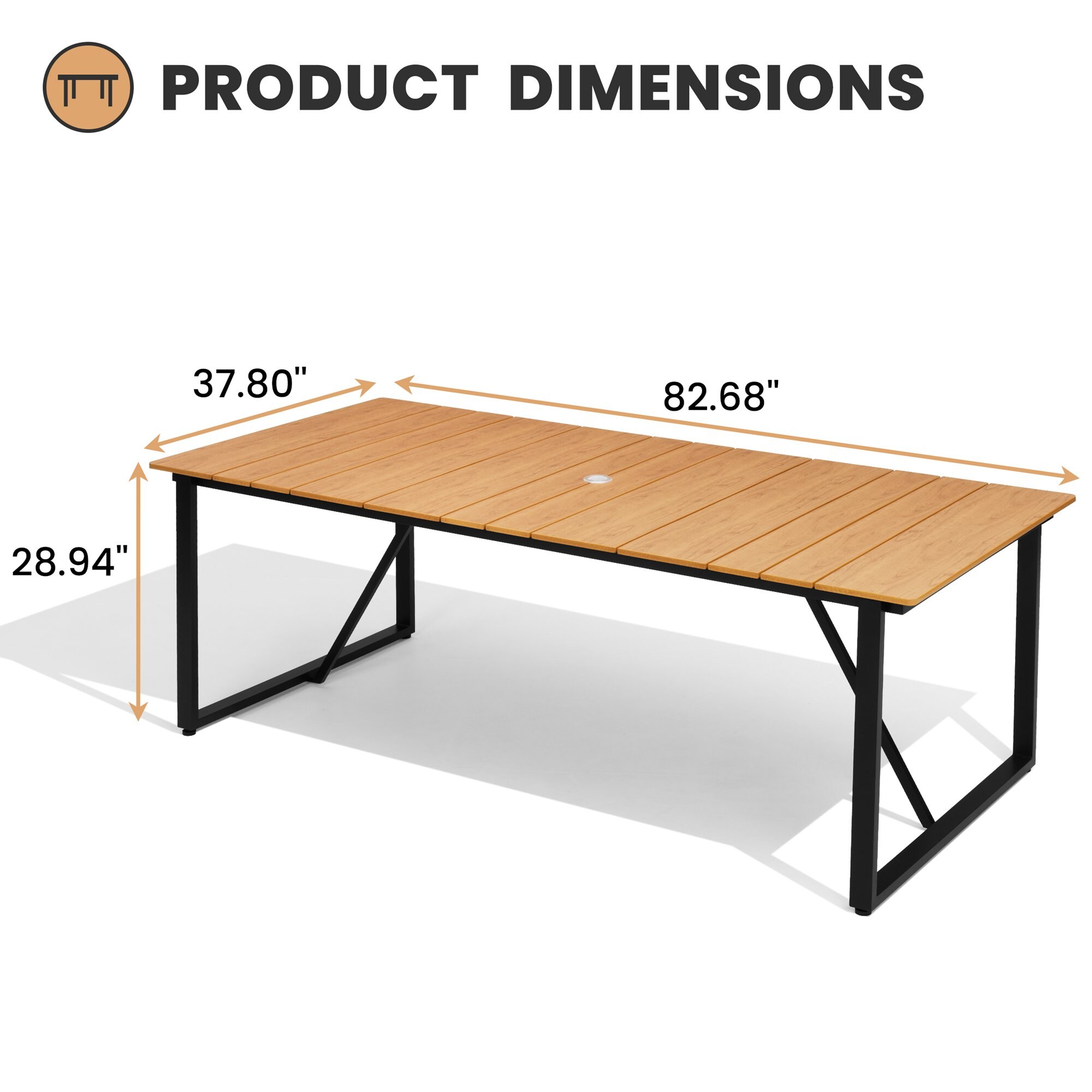 Crestlive Products CL-TB047BRN210 Patio-Tables - View #3