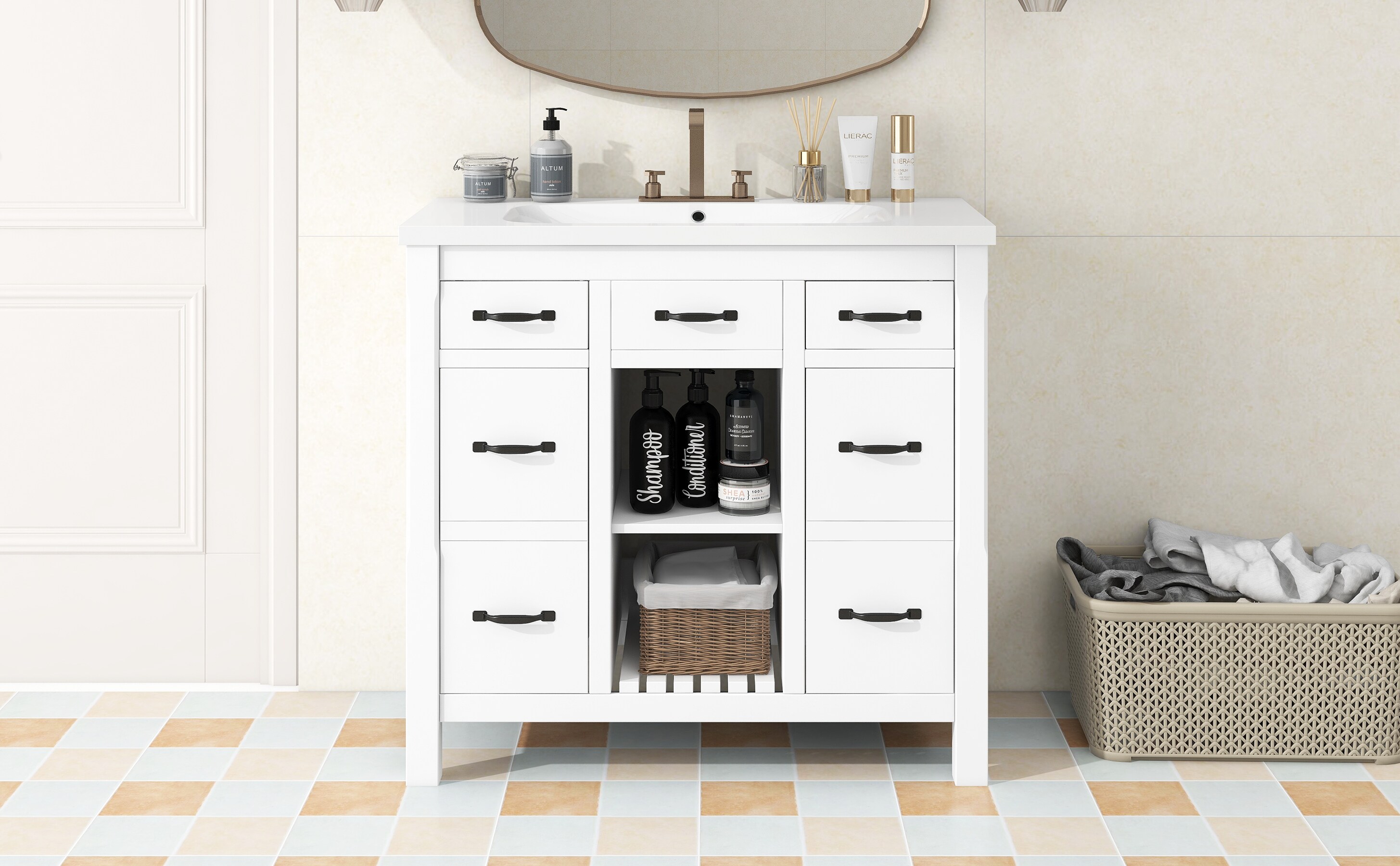 Siavonce ZX-F285006AAD Bath-Vanity-Combo - View #13