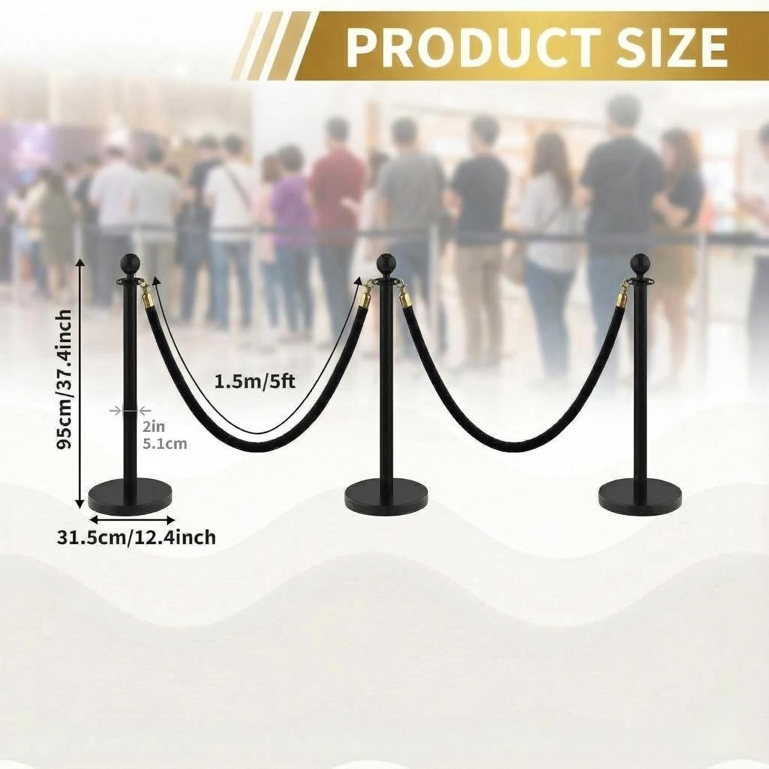 Garvee YYWPPG33X5LBDN Commericial-Crowd-Control-Barriers - View #6