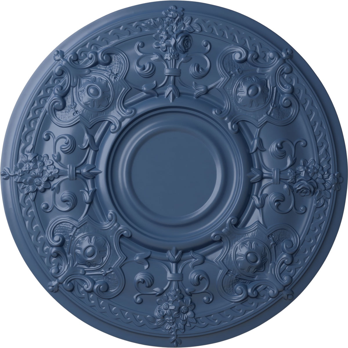 Ekena Millwork CM28OSAMF Oslo 28.125-in W x 28.125-in L Americana Polyurethane Ceiling Medallion