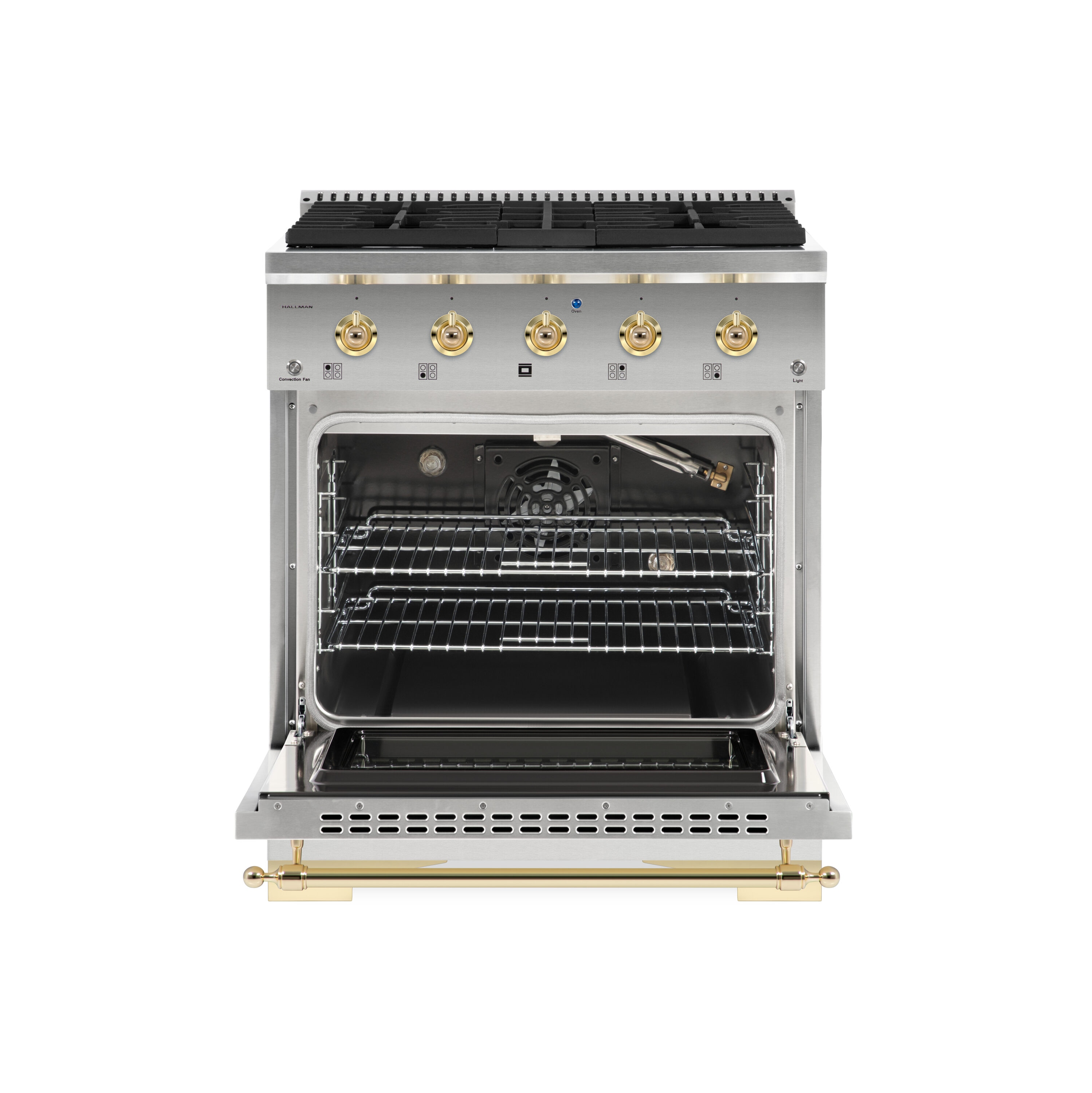 Hallman HCLRDF30BSSS Dual-Fuel-Ranges - View #4