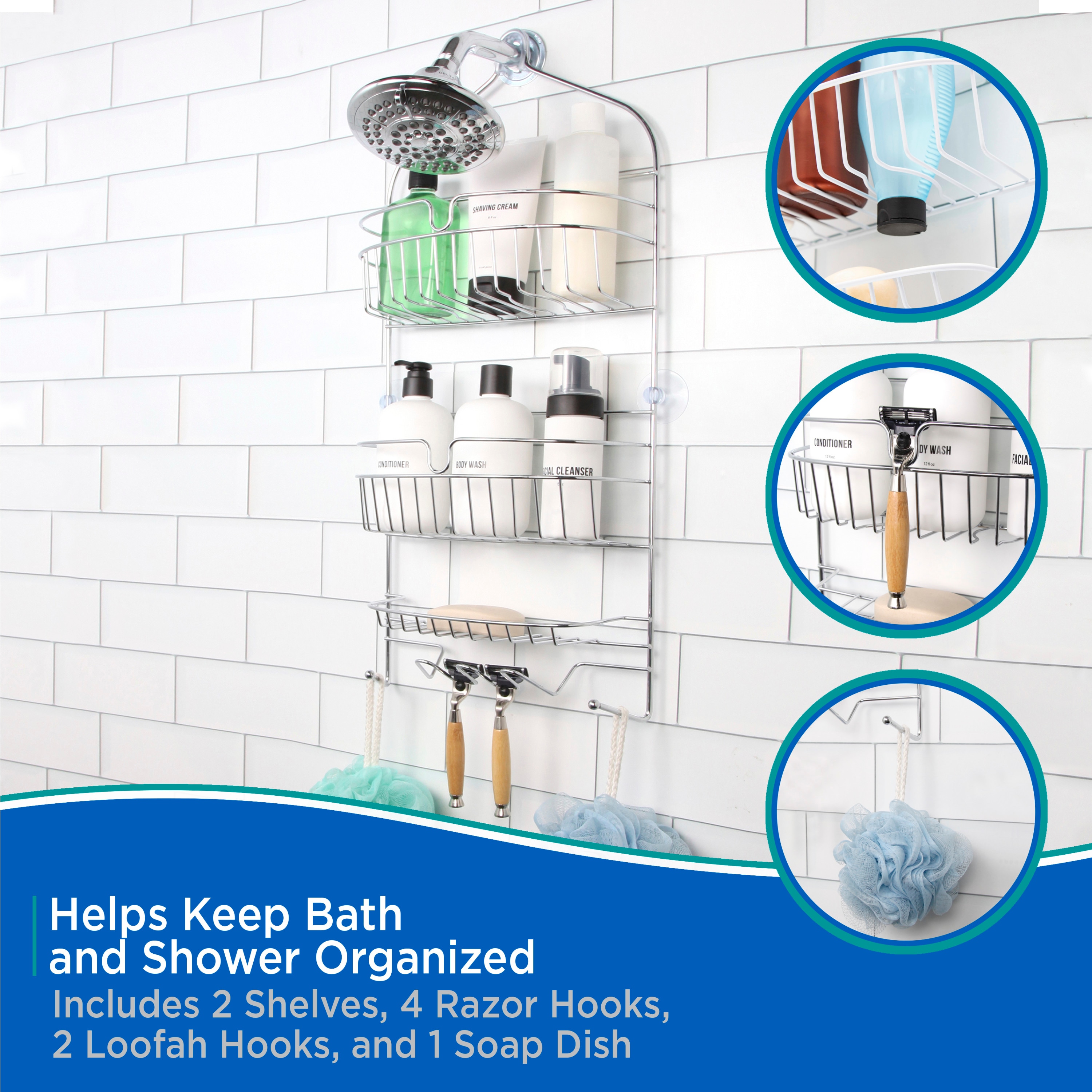 Kenney KN614151 Hanging-Shower-Caddies - View #4