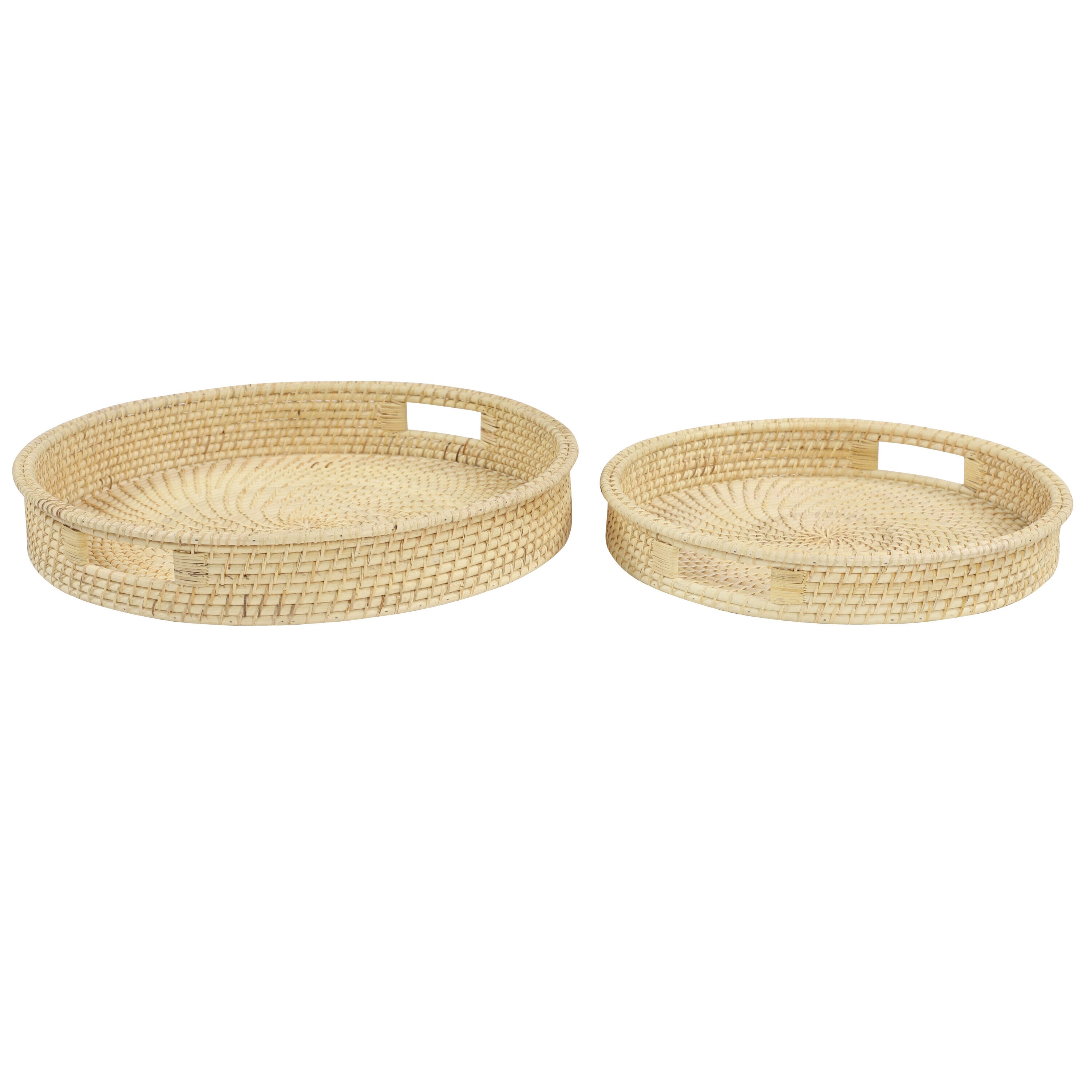 Oval Natural Wicker Basket - 23L x 18D x 5H