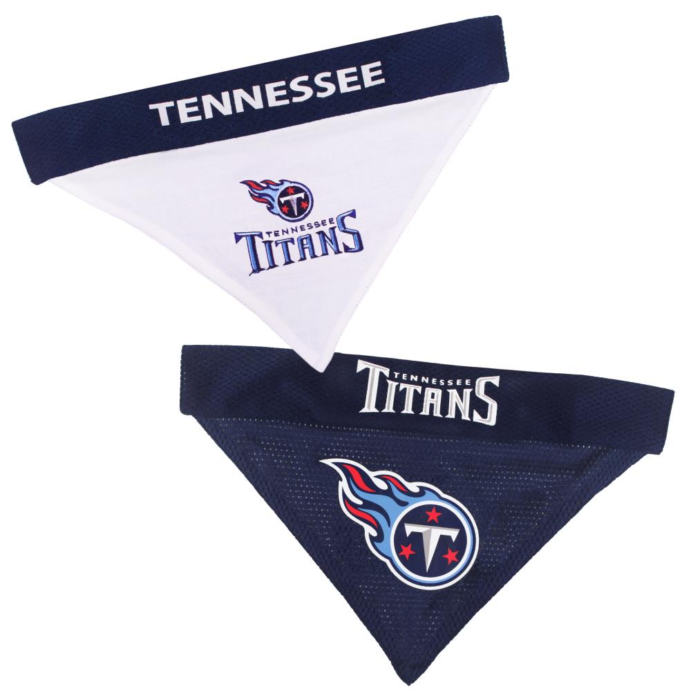 Pets First NFL Reversible Dog Bandana, Tennessee Titans, Small/Medium