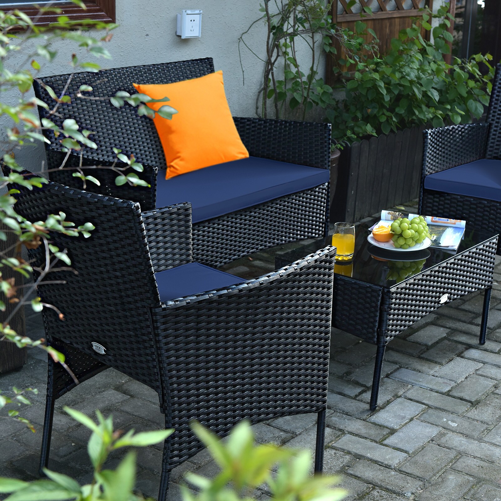 Slickblue D-CO-YN-HW75356WH Patio-Conversation-Sets - View #5