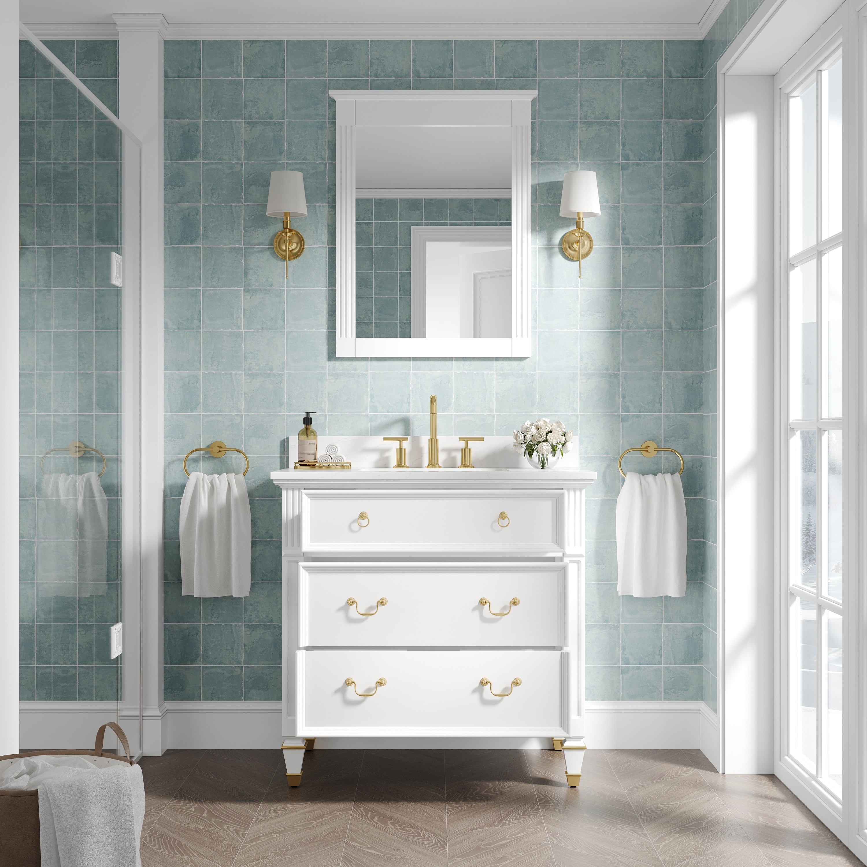 Forclover MF02-36WT Bath-Vanity-Combo - View #15
