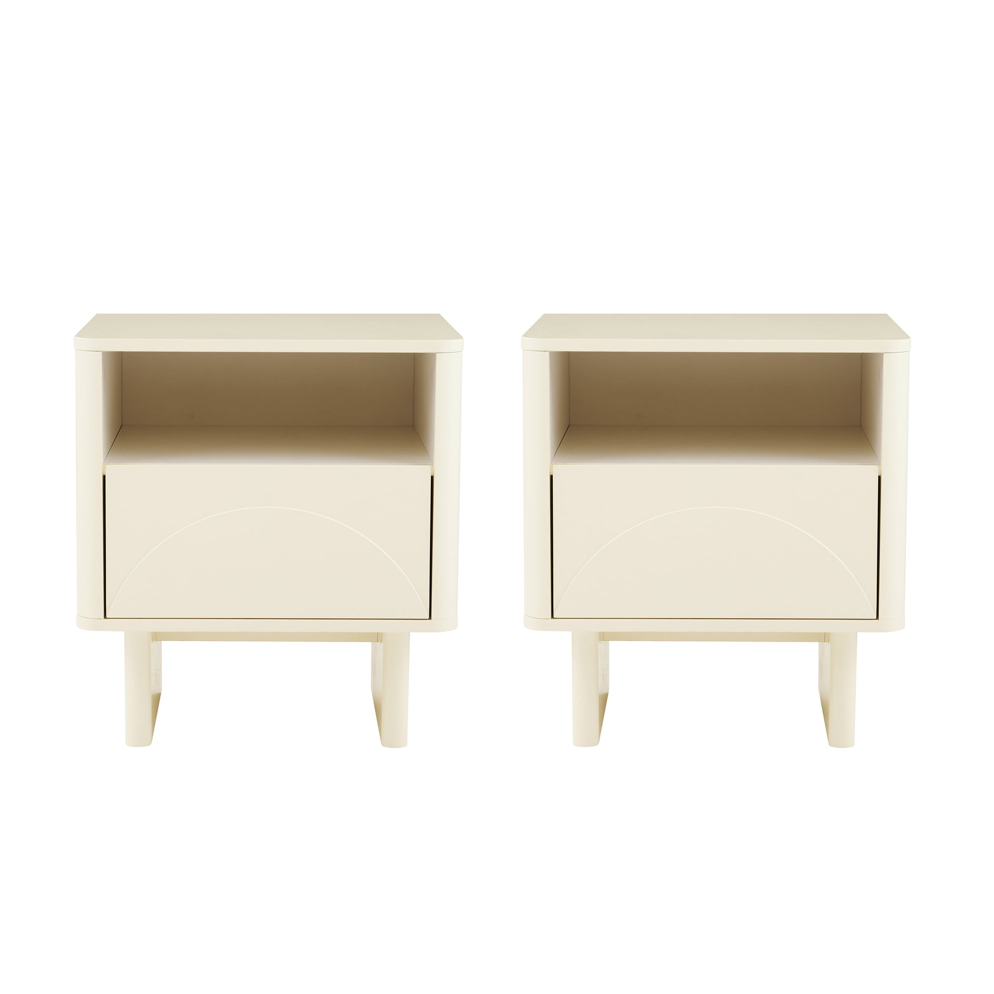 Manhattan Comfort 2-NS005-CR nightstands - View #2
