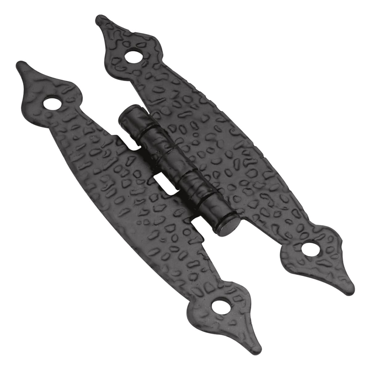 Hickory Hardware P106-CB-25B 180-Degree Flush Surface Colonial Black Cabinet Hinge , 25 Pairs ( 50 -Pieces)